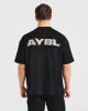 Blur Oversized T Shirt - Black sold by AYBL