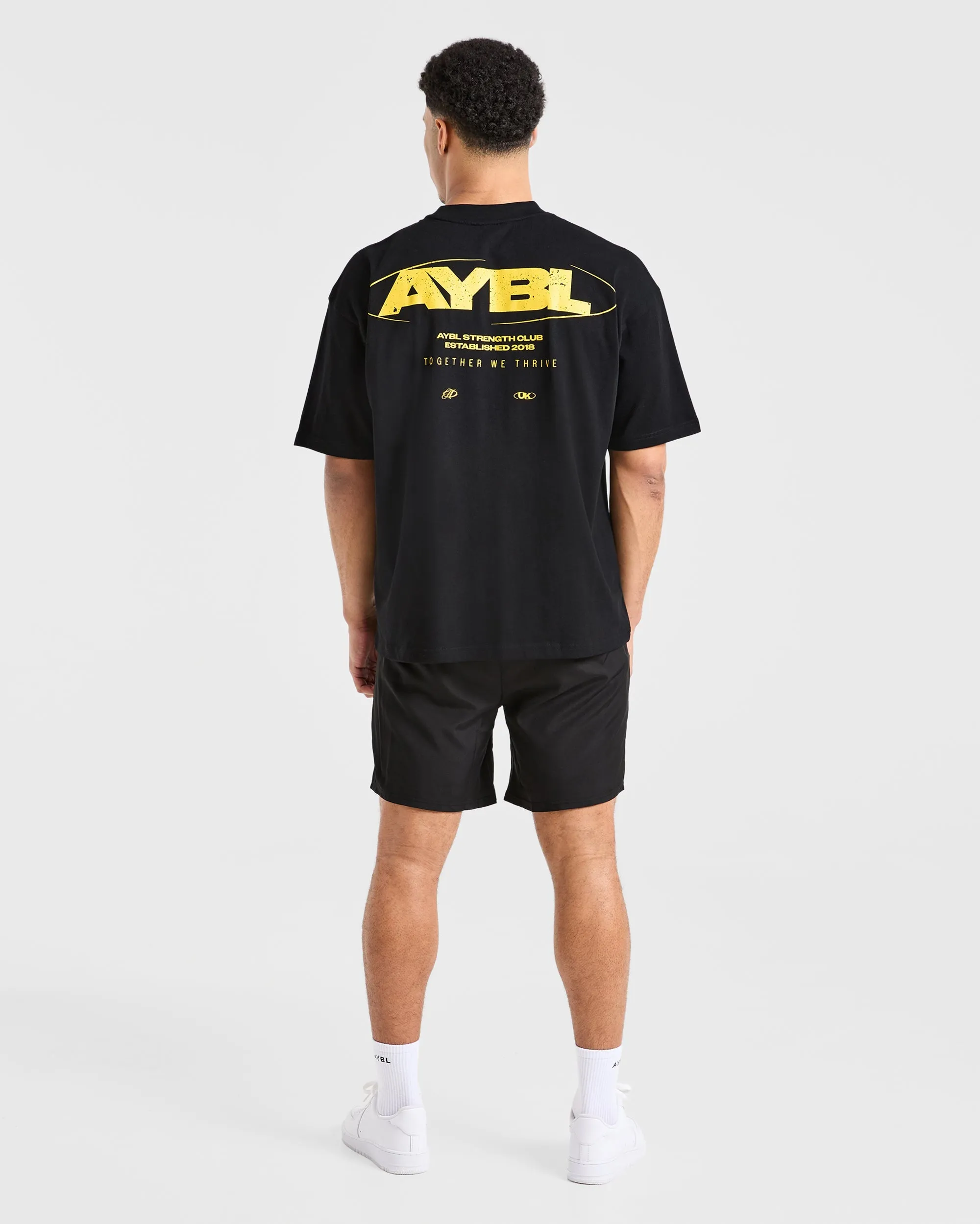 Orbit Oversized T Shirt - Black/Yellow sold by AYBL product image thumbnail 3