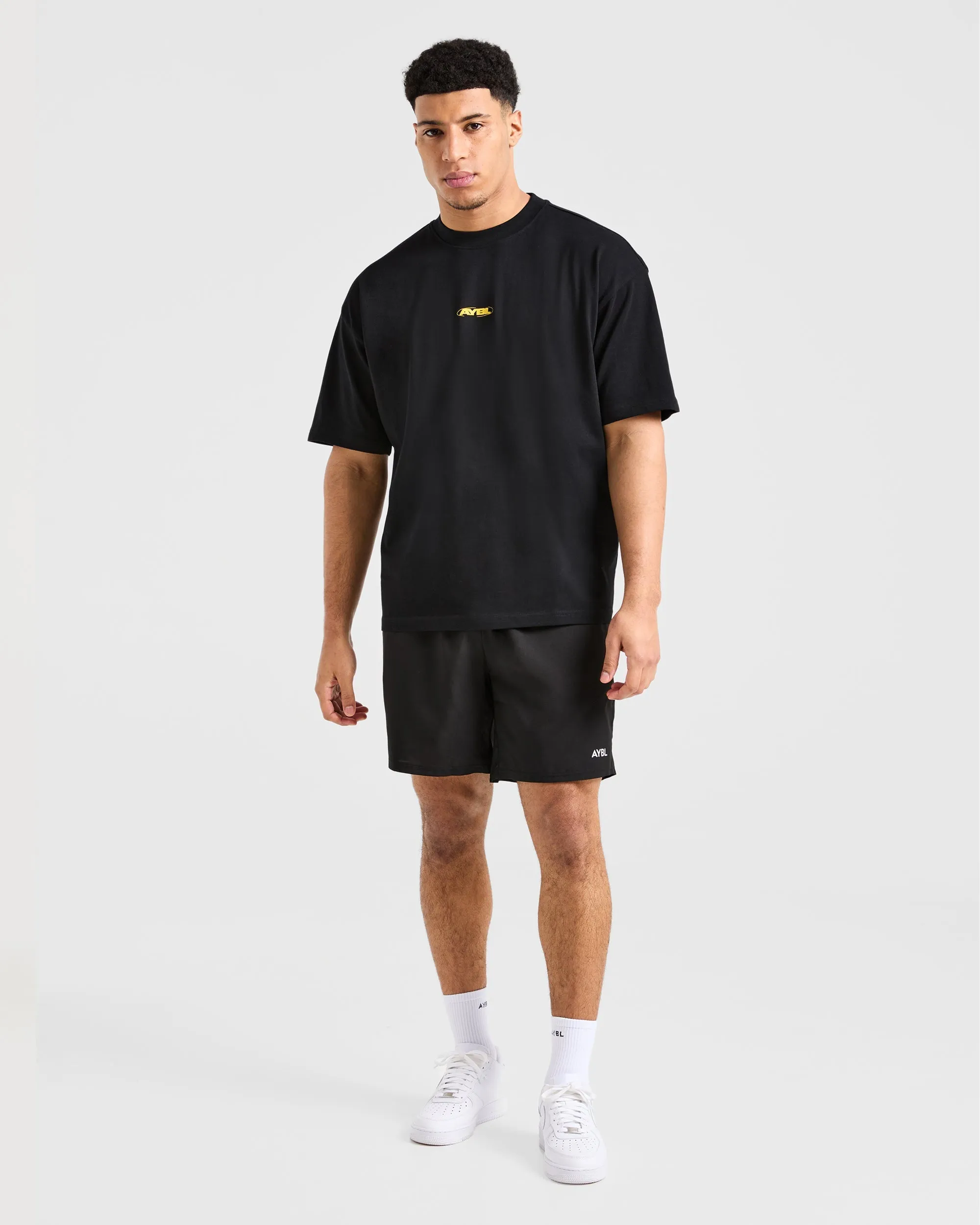 Orbit Oversized T Shirt - Black/Yellow sold by AYBL product image thumbnail 4