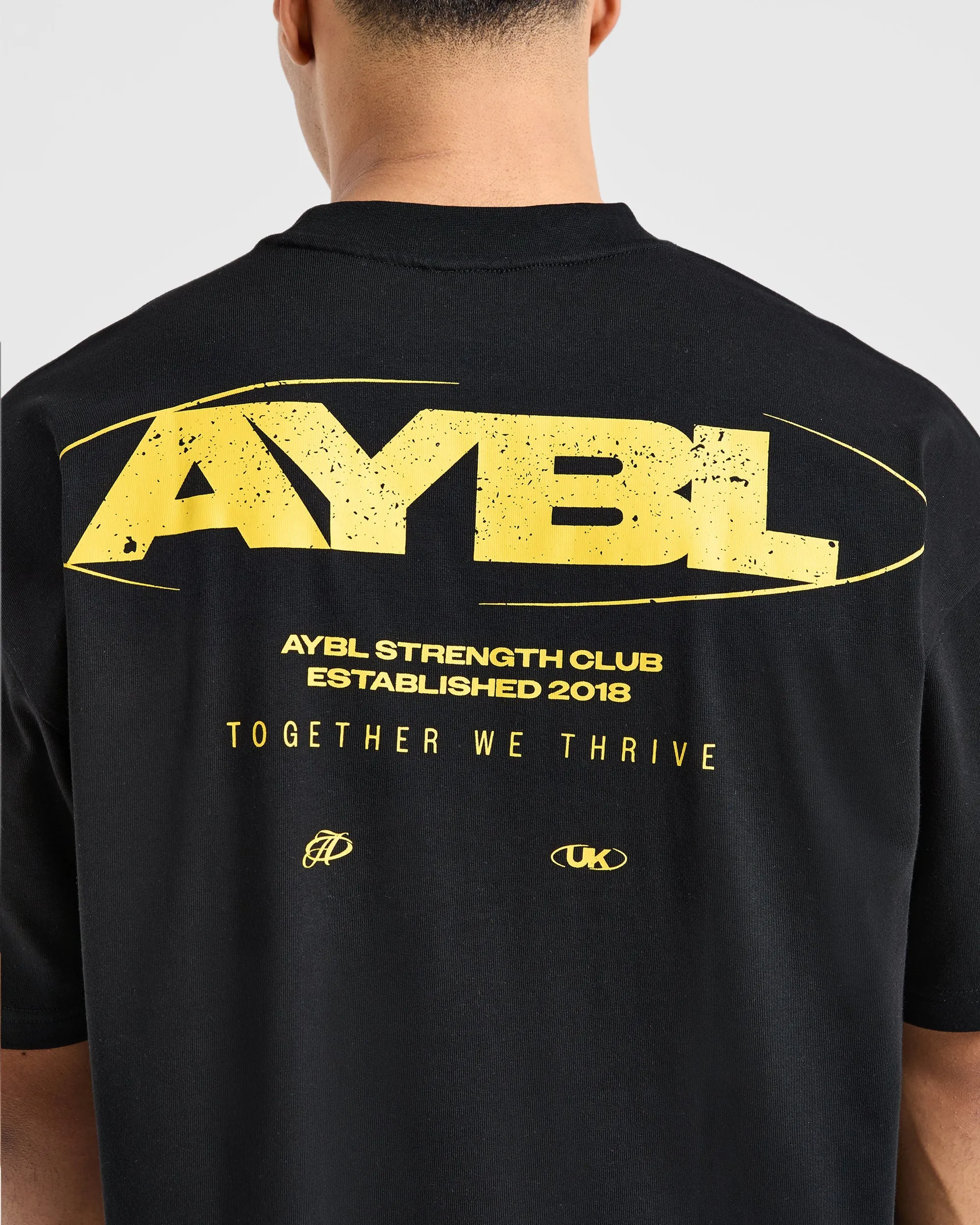 Orbit Oversized T Shirt - Black/Yellow sold by AYBL product image thumbnail 5