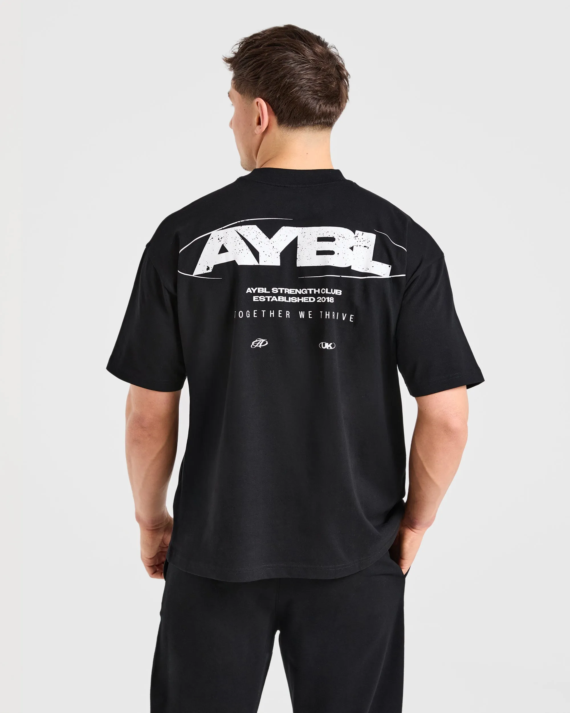 Orbit Oversized T Shirt - Black sold by AYBL