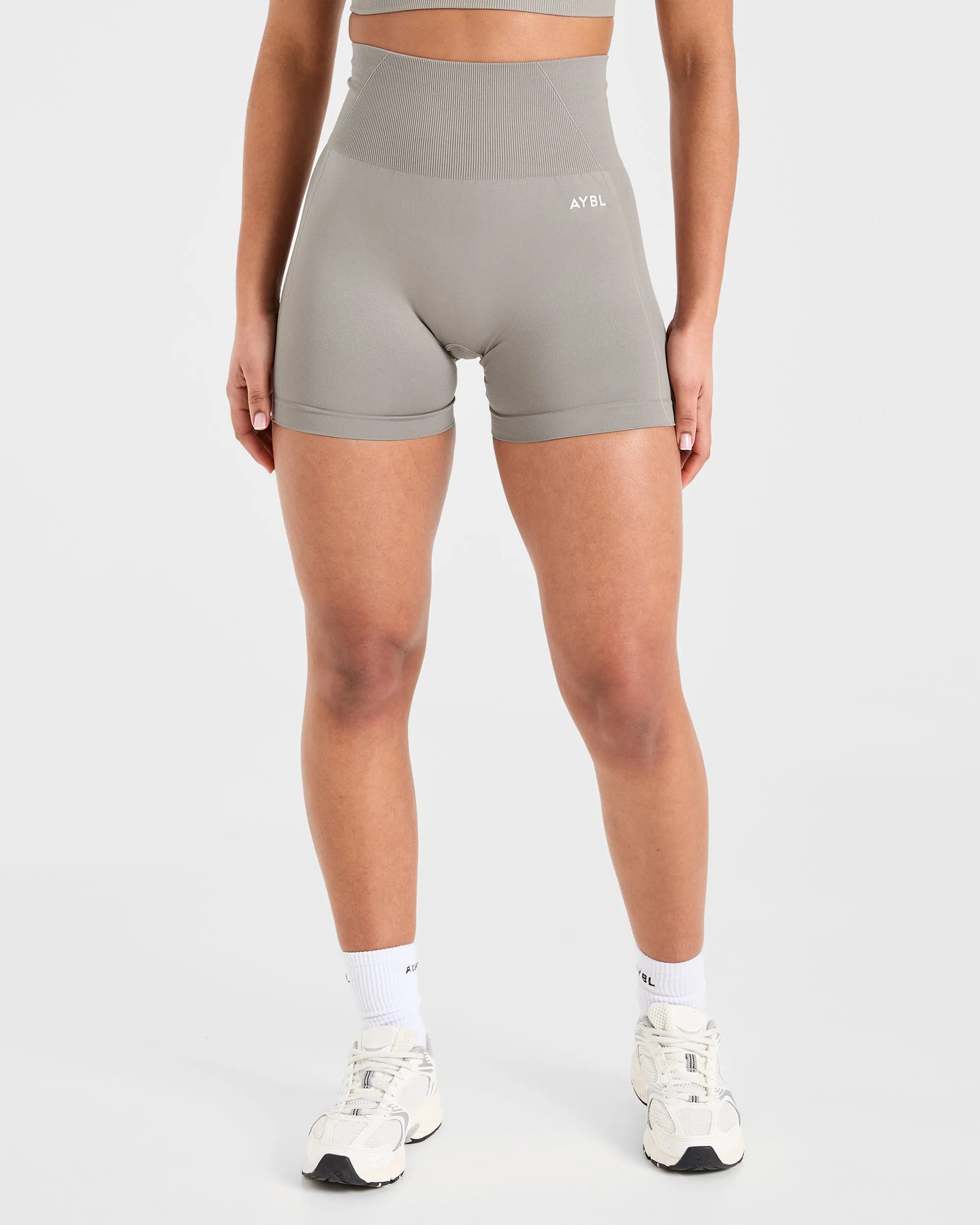Empower Seamless Shorts - Taupe sold by AYBL product image thumbnail 2