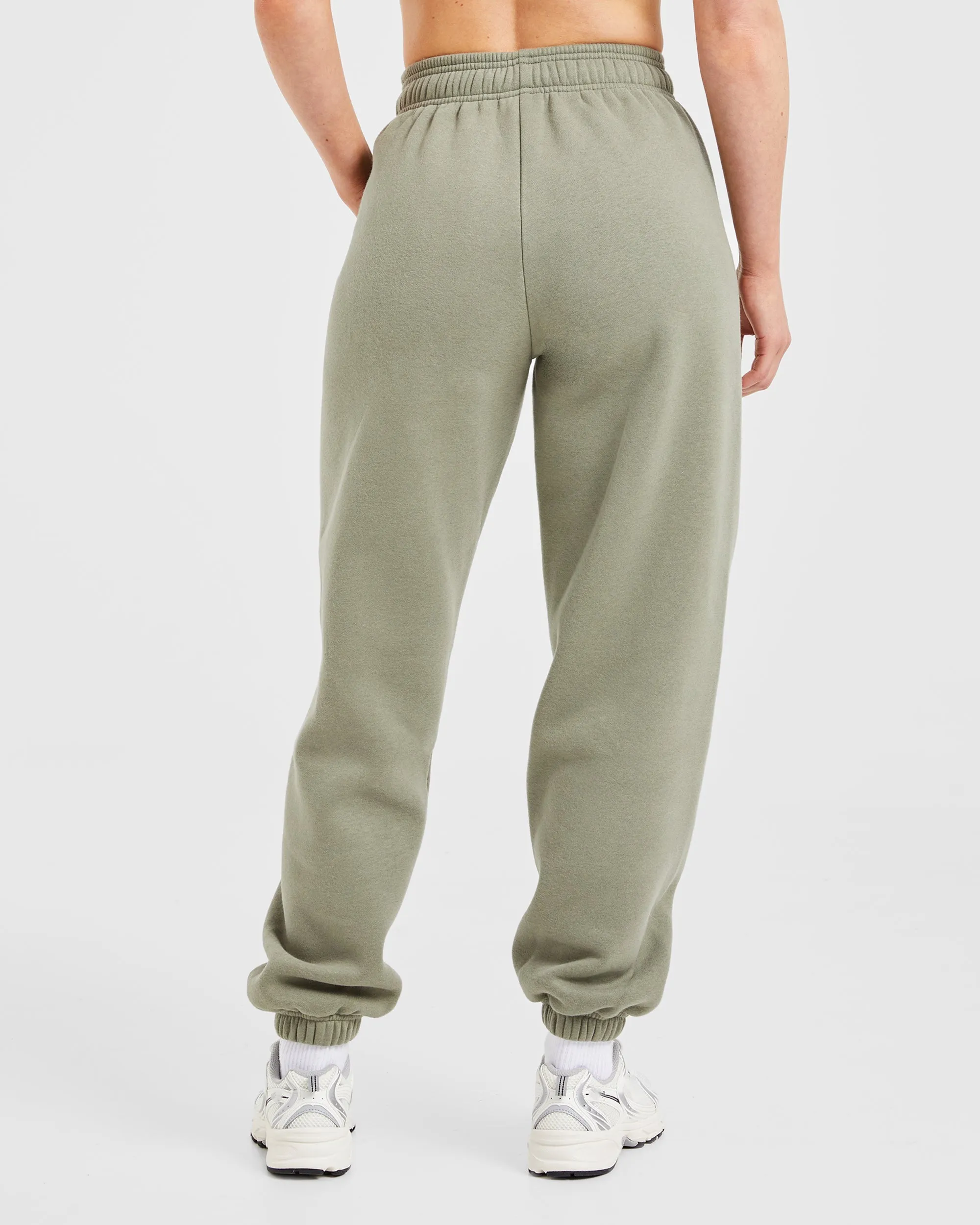 Varsity Embroidered Oversized Joggers - Muted Olive sold by AYBL product image thumbnail 2