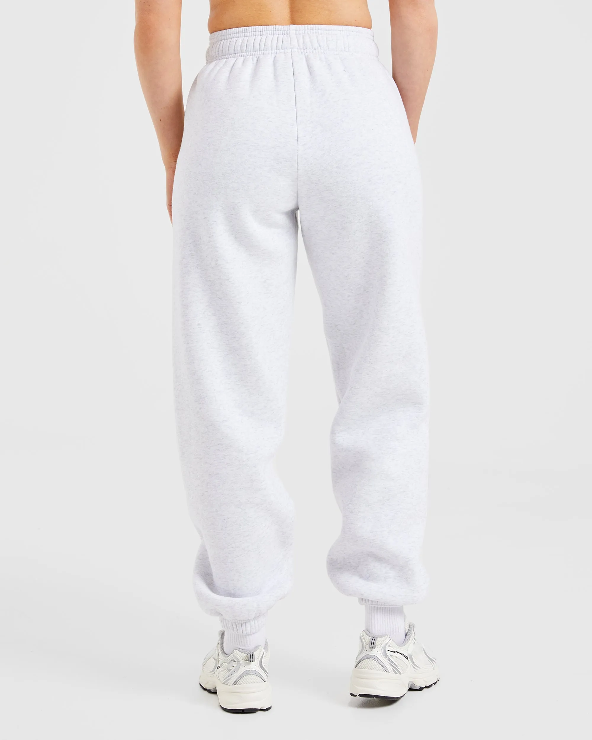 Varsity Embroidered Oversized Joggers - Heather Grey sold by AYBL product image thumbnail 2