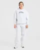 Varsity Embroidered Oversized Joggers - Heather Grey sold by AYBL