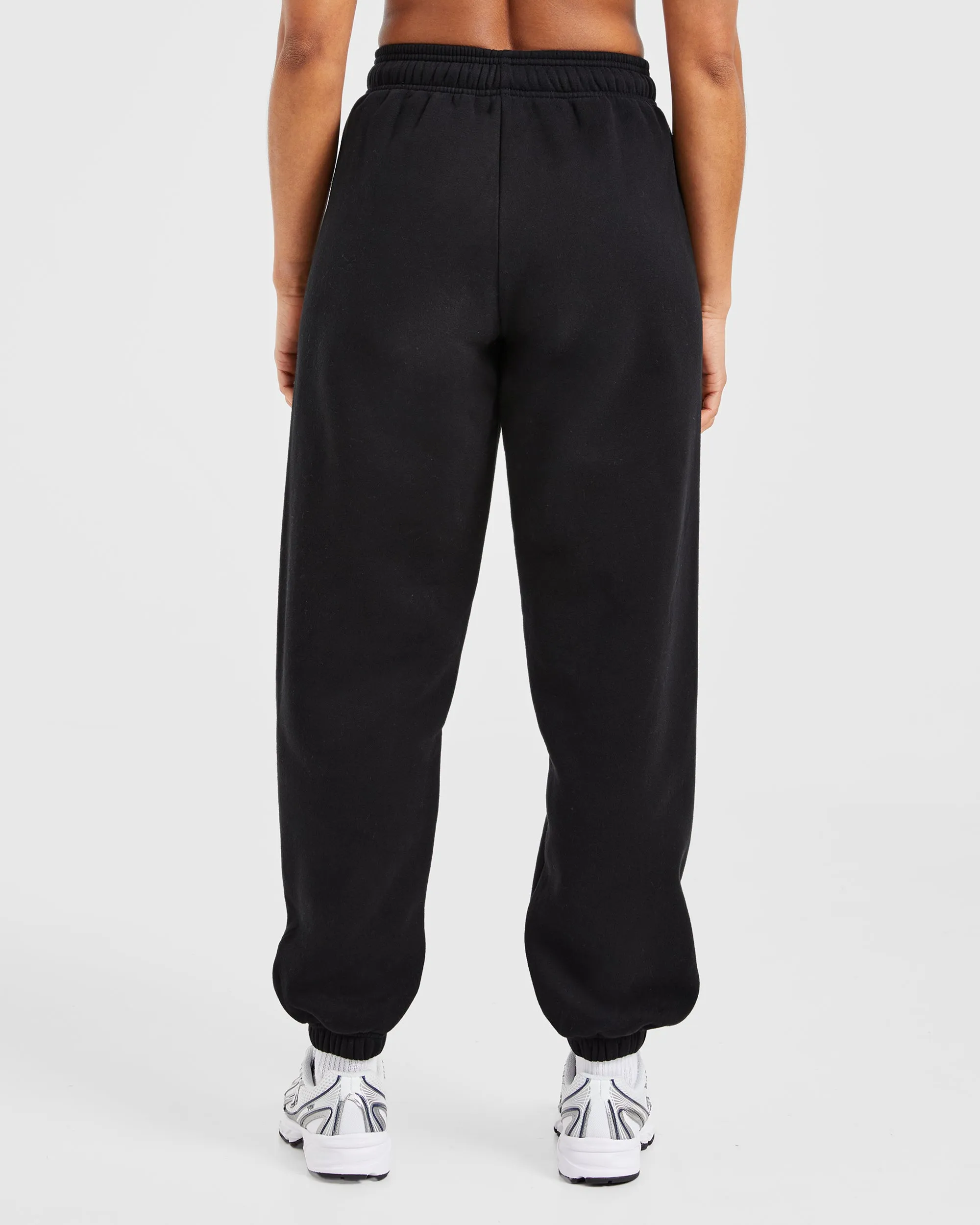Varsity Embroidered Oversized Joggers - Black sold by AYBL product image thumbnail 2