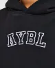 Varsity Embroidered Oversized Hoodie - Black sold by AYBL