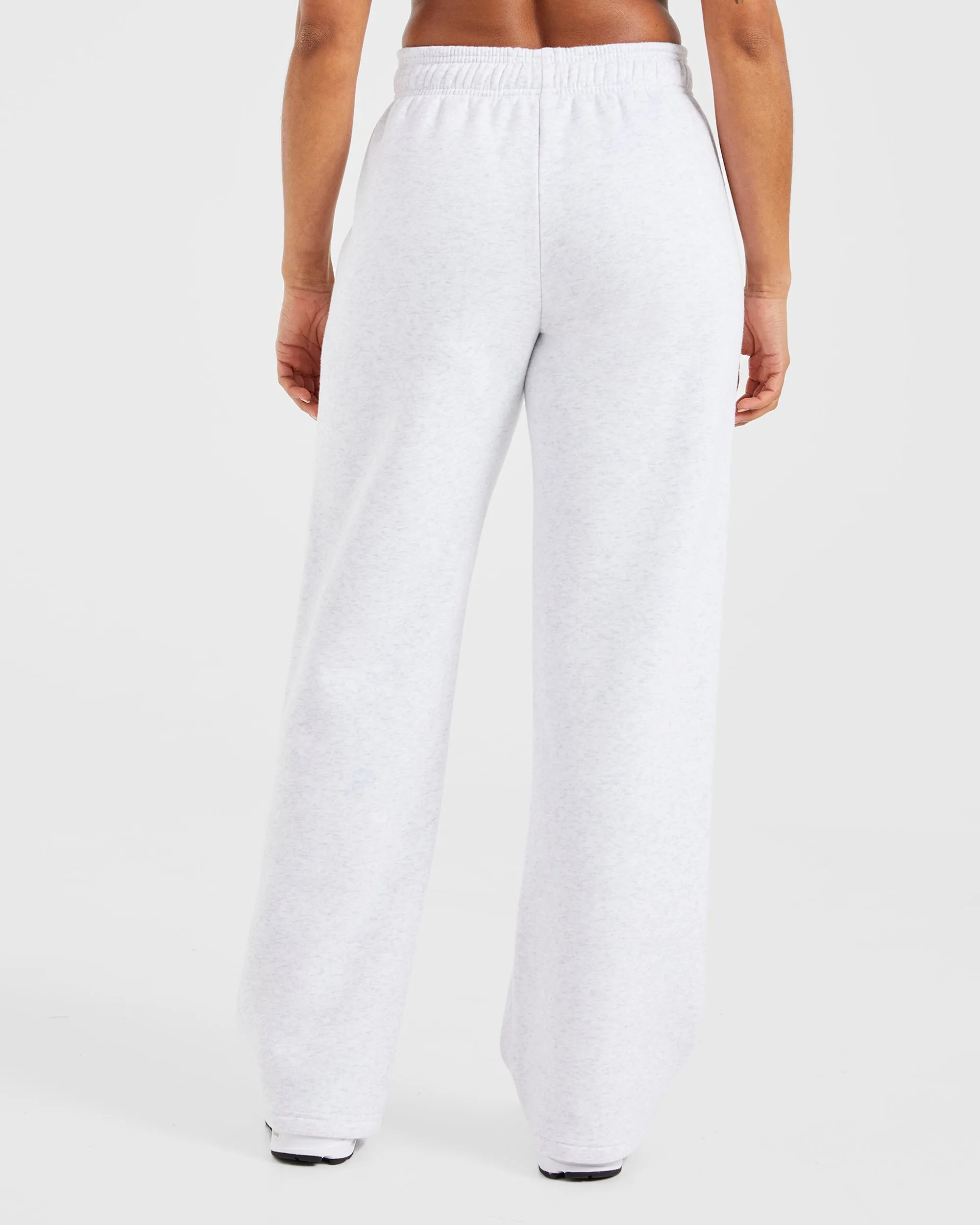 Athletics Track Oversized Straight Leg Joggers - Heather Grey/Navy sold by AYBL product image thumbnail 2