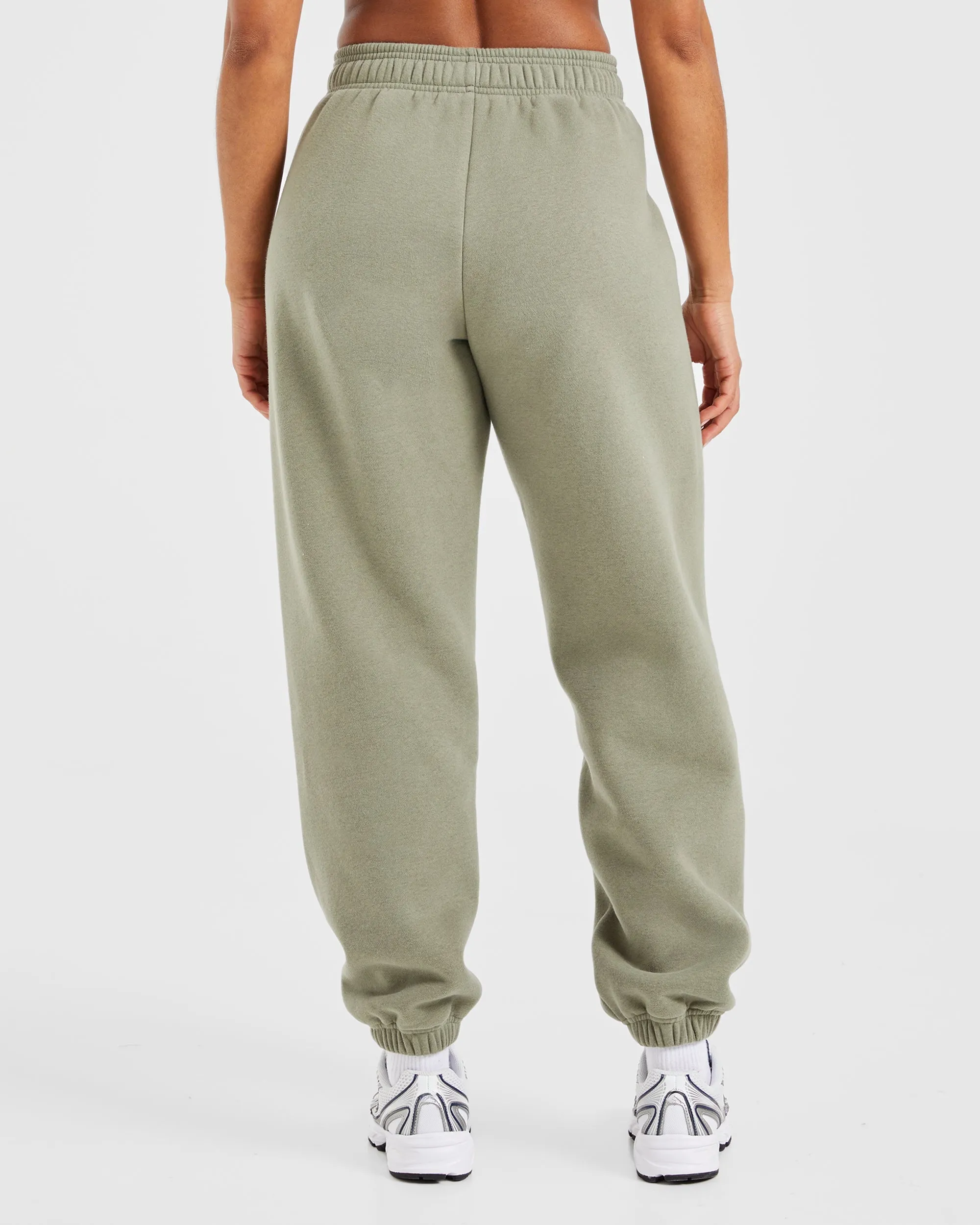 Athletics Track Oversized Joggers - Muted Olive sold by AYBL product image thumbnail 2