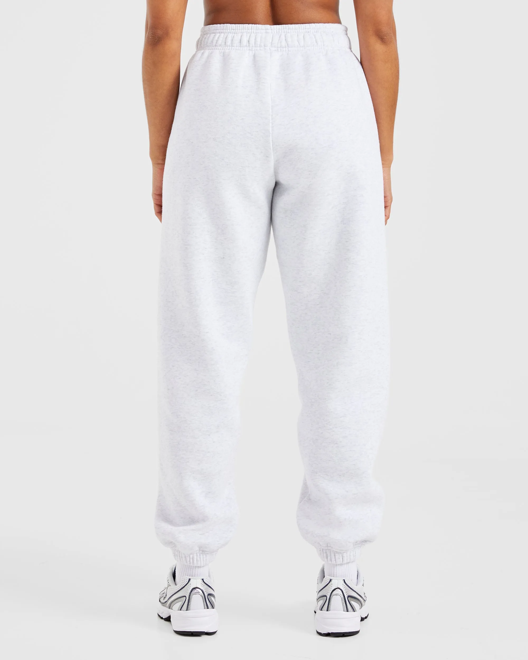 Athletics Track Oversized Joggers - Heather Grey/Navy sold by AYBL product image thumbnail 2