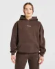 Athletics Track Oversized Hoodie - Brown/Sand sold by AYBL