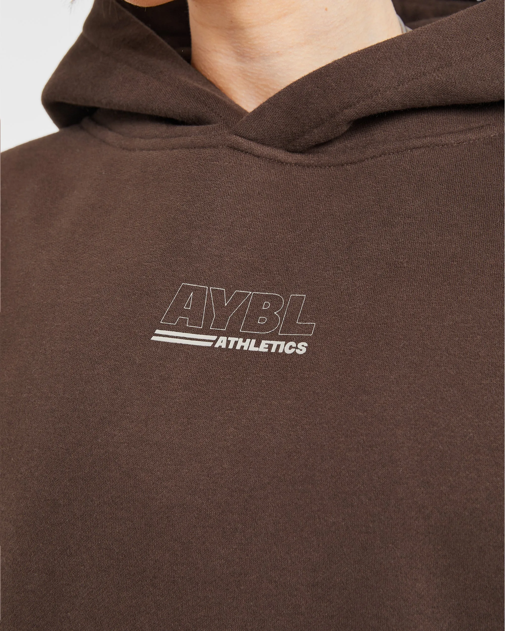 Athletics Track Oversized Hoodie - Brown/Sand sold by AYBL product image thumbnail 5