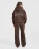 Athletics Track Oversized Hoodie - Brown/Sand sold by AYBL