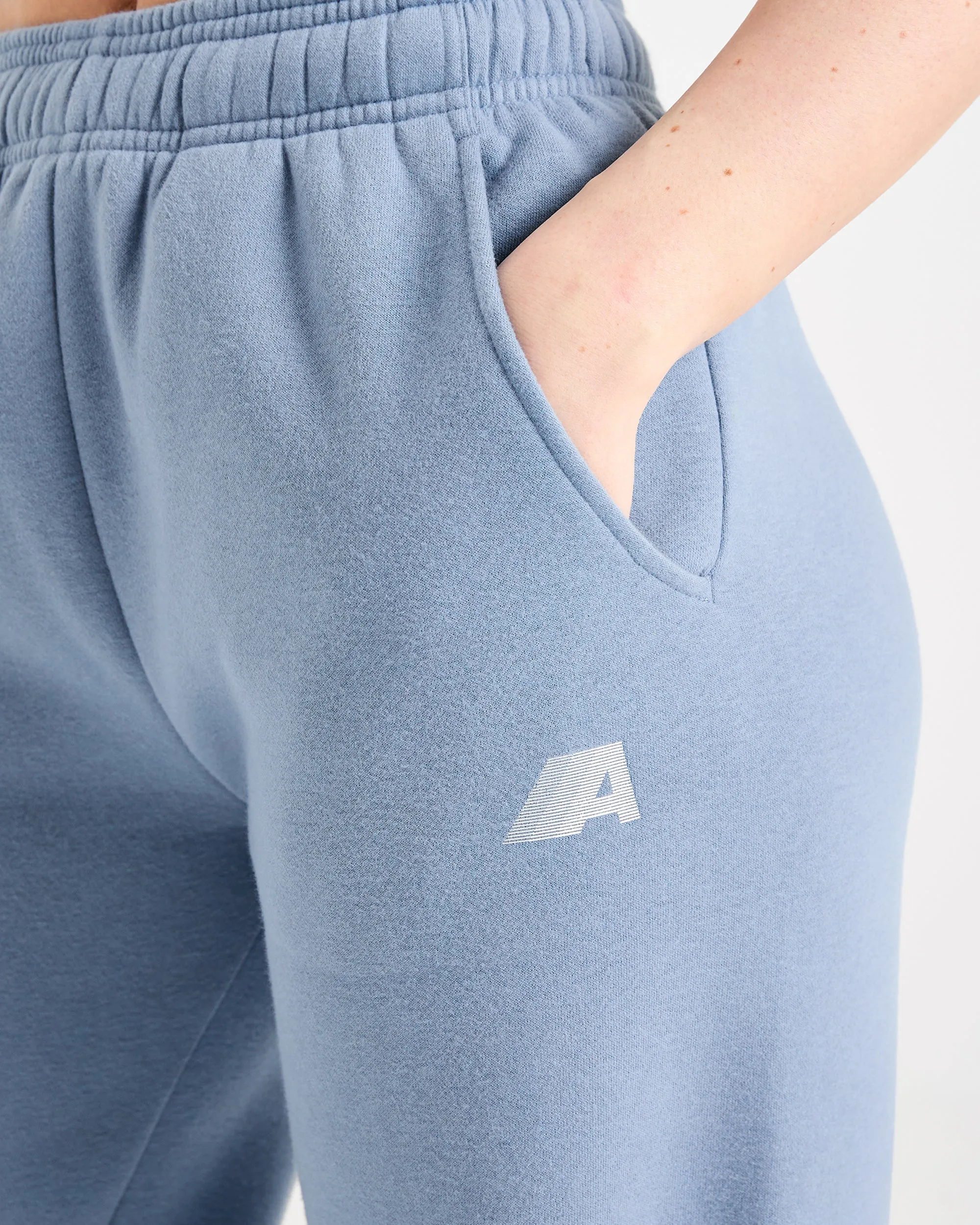 Retro Athletics Oversized Straight Leg Joggers - Vintage Blue sold by AYBL product image thumbnail 5
