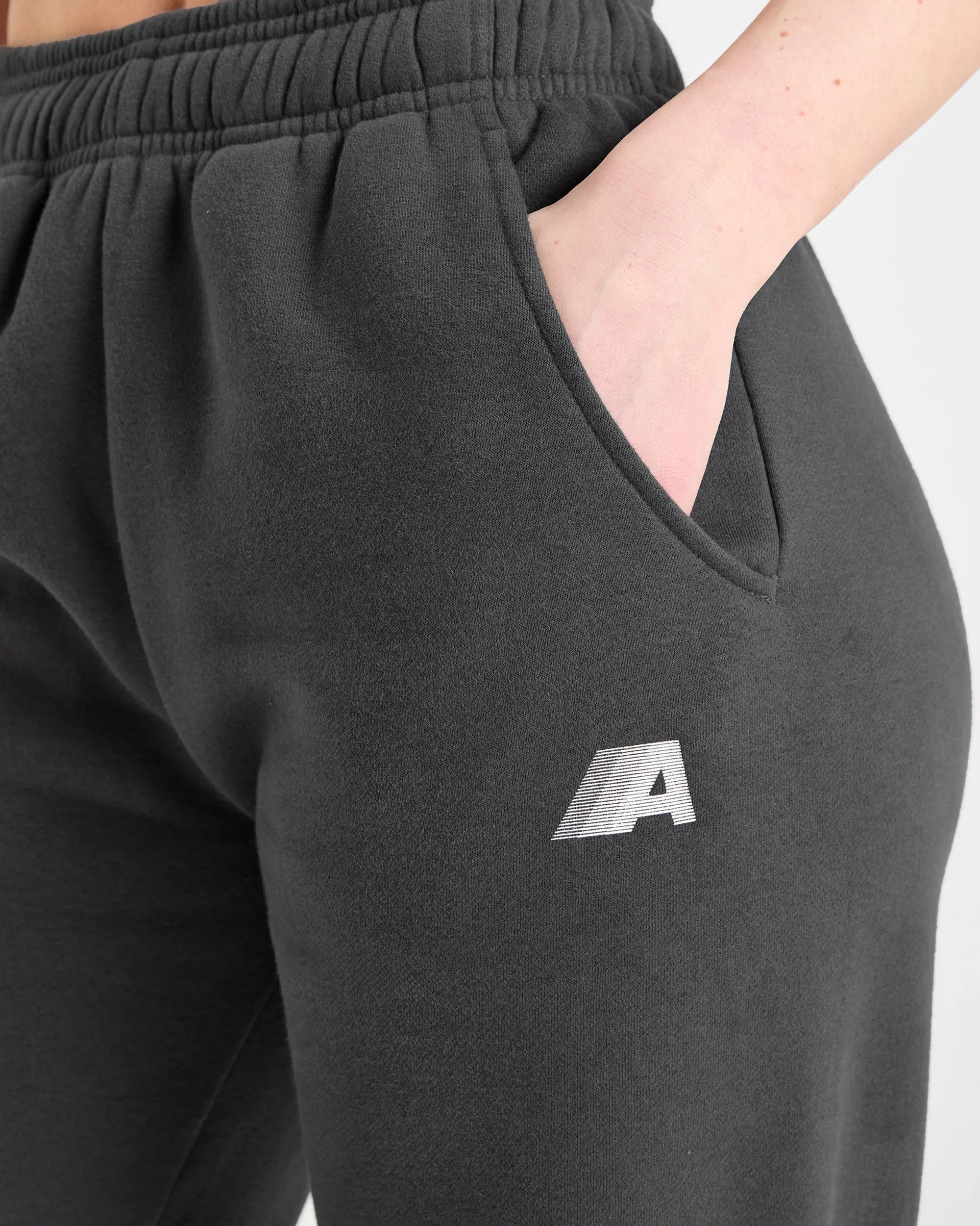 Retro Athletics Oversized Straight Leg Joggers - Charcoal sold by AYBL product image thumbnail 5