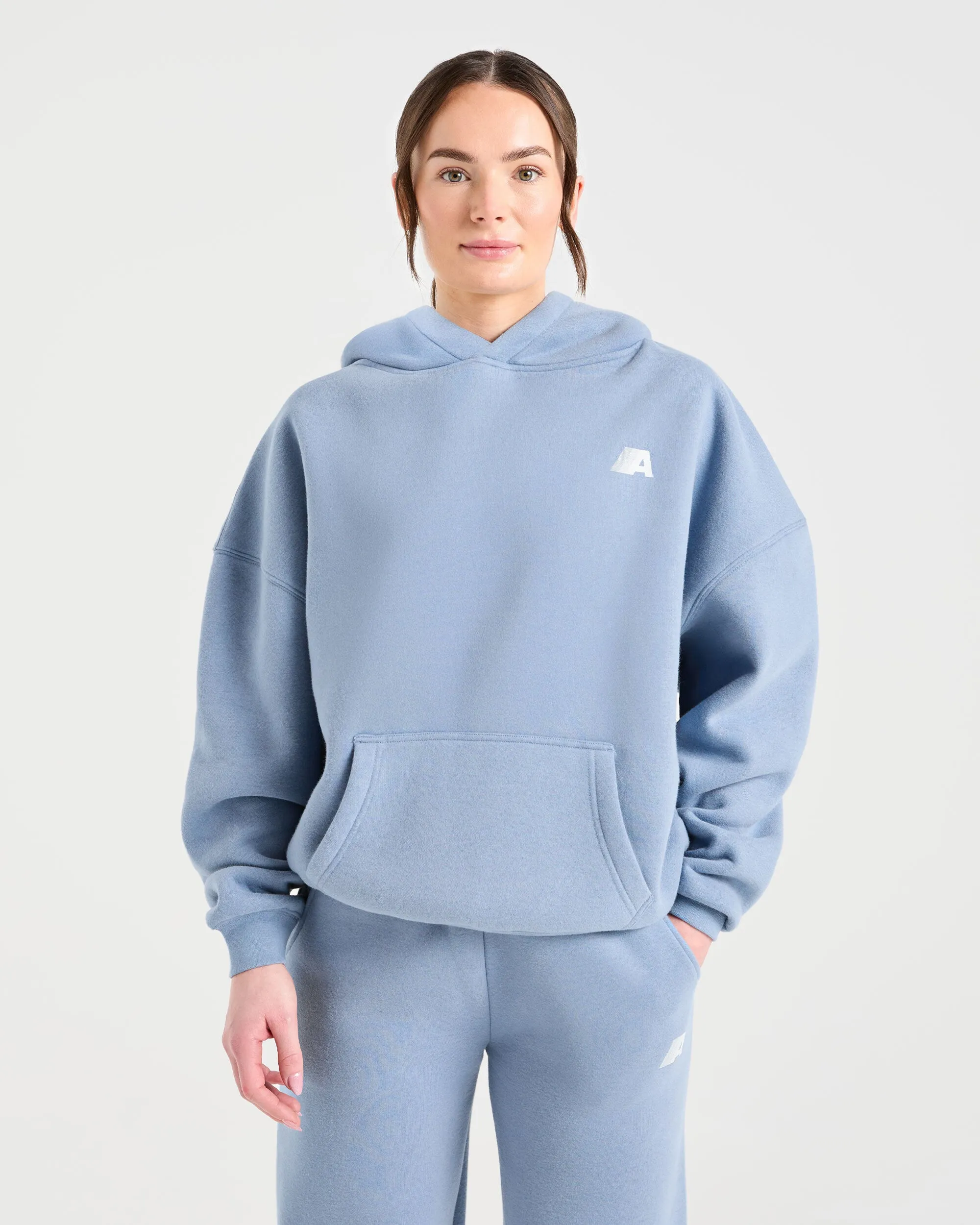 Retro Athletics Oversized Hoodie - Vintage Blue sold by AYBL product image thumbnail 2