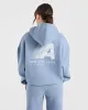Retro Athletics Oversized Hoodie - Vintage Blue sold by AYBL