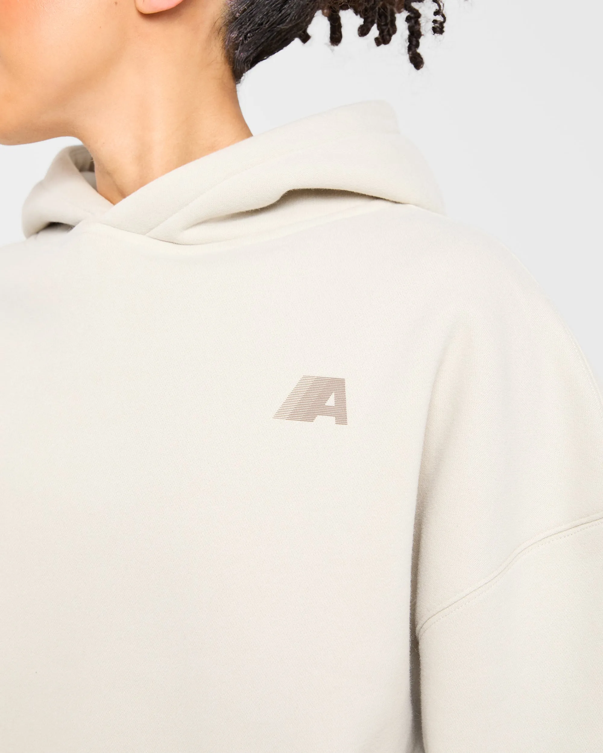 Retro Athletics Oversized Hoodie - Sand sold by AYBL product image thumbnail 5
