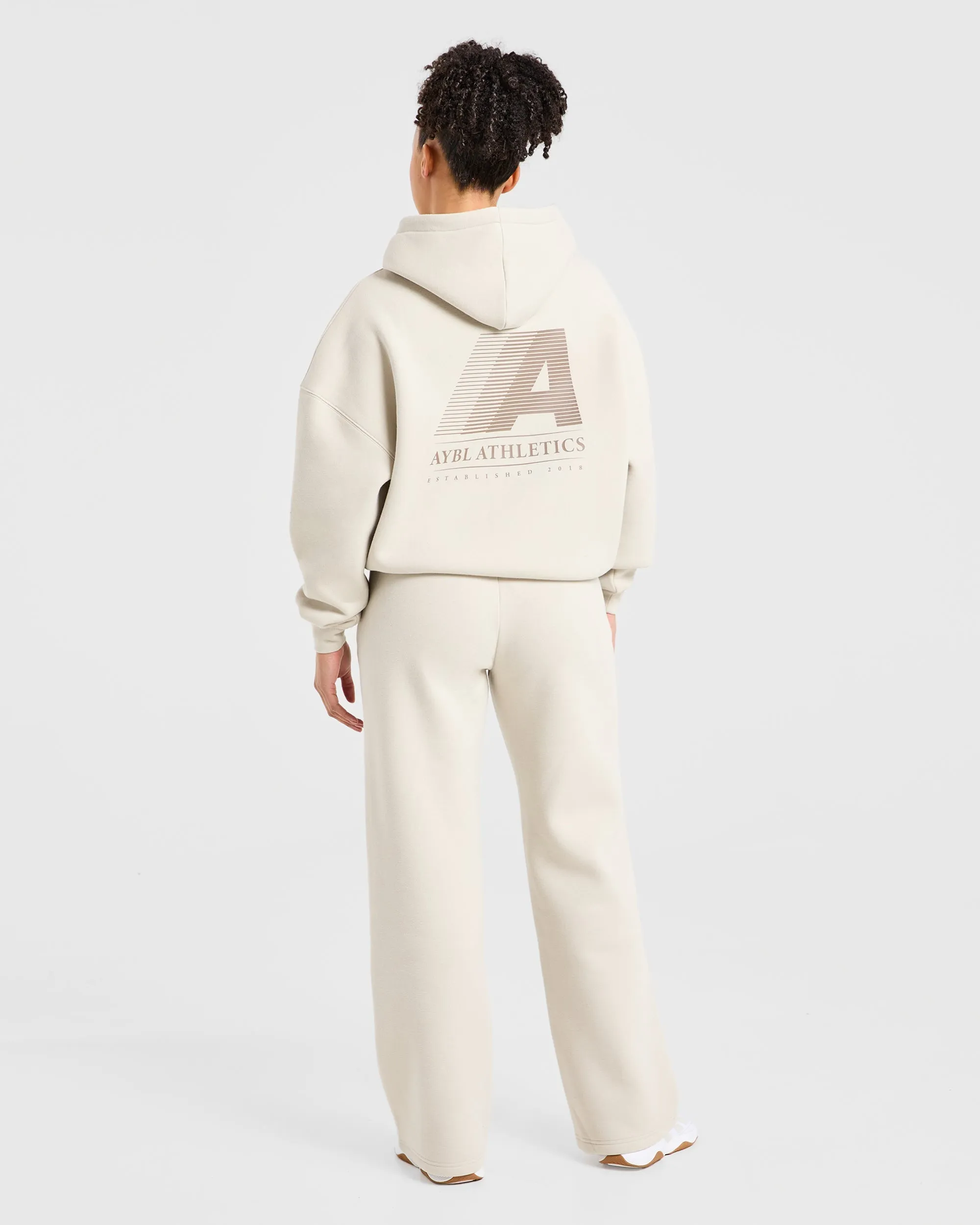 Retro Athletics Oversized Hoodie - Sand sold by AYBL product image thumbnail 3