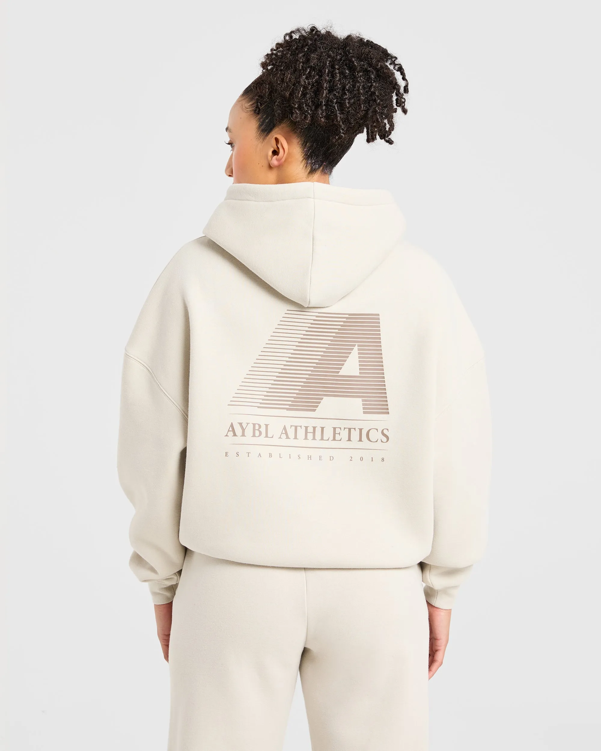 Retro Athletics Oversized Hoodie - Sand sold by AYBL