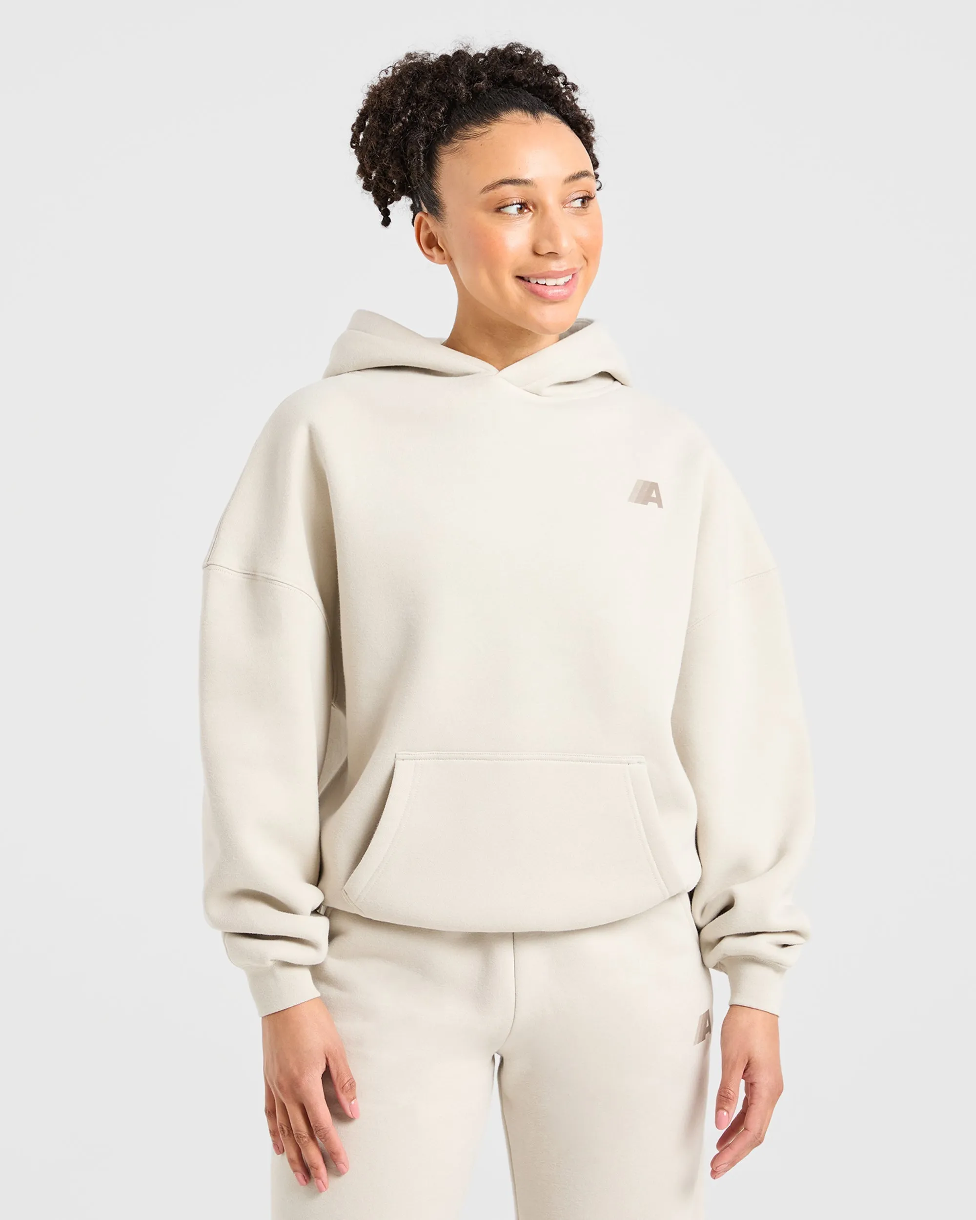 Retro Athletics Oversized Hoodie - Sand sold by AYBL product image thumbnail 2