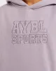 Sport Outline Oversized Hoodie - Mauve Purple sold by AYBL