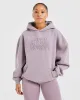 Sport Outline Oversized Hoodie - Mauve Purple sold by AYBL