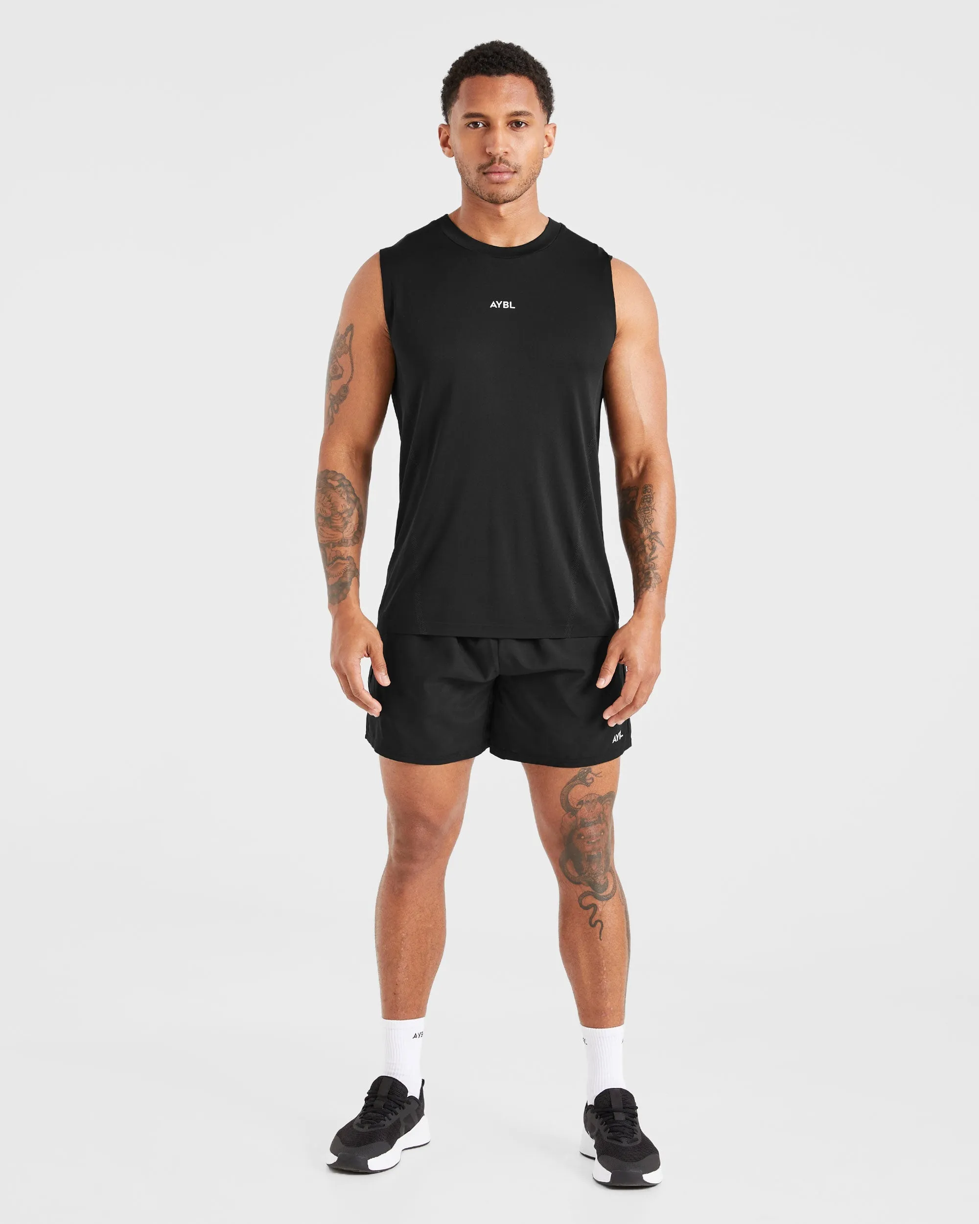 Attain Seamless Vest - Black sold by AYBL product image thumbnail 3