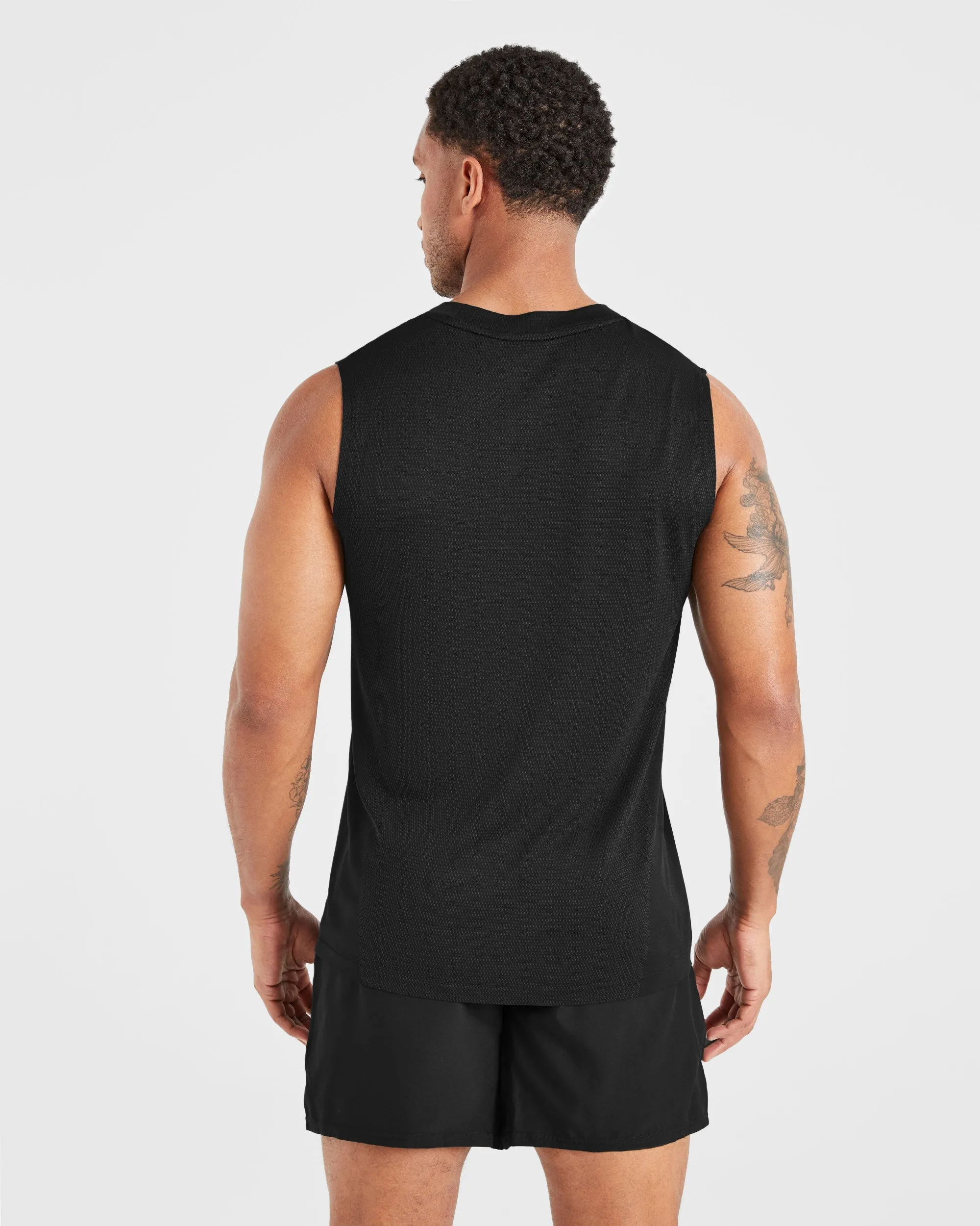 Attain Seamless Vest - Black sold by AYBL product image thumbnail 2