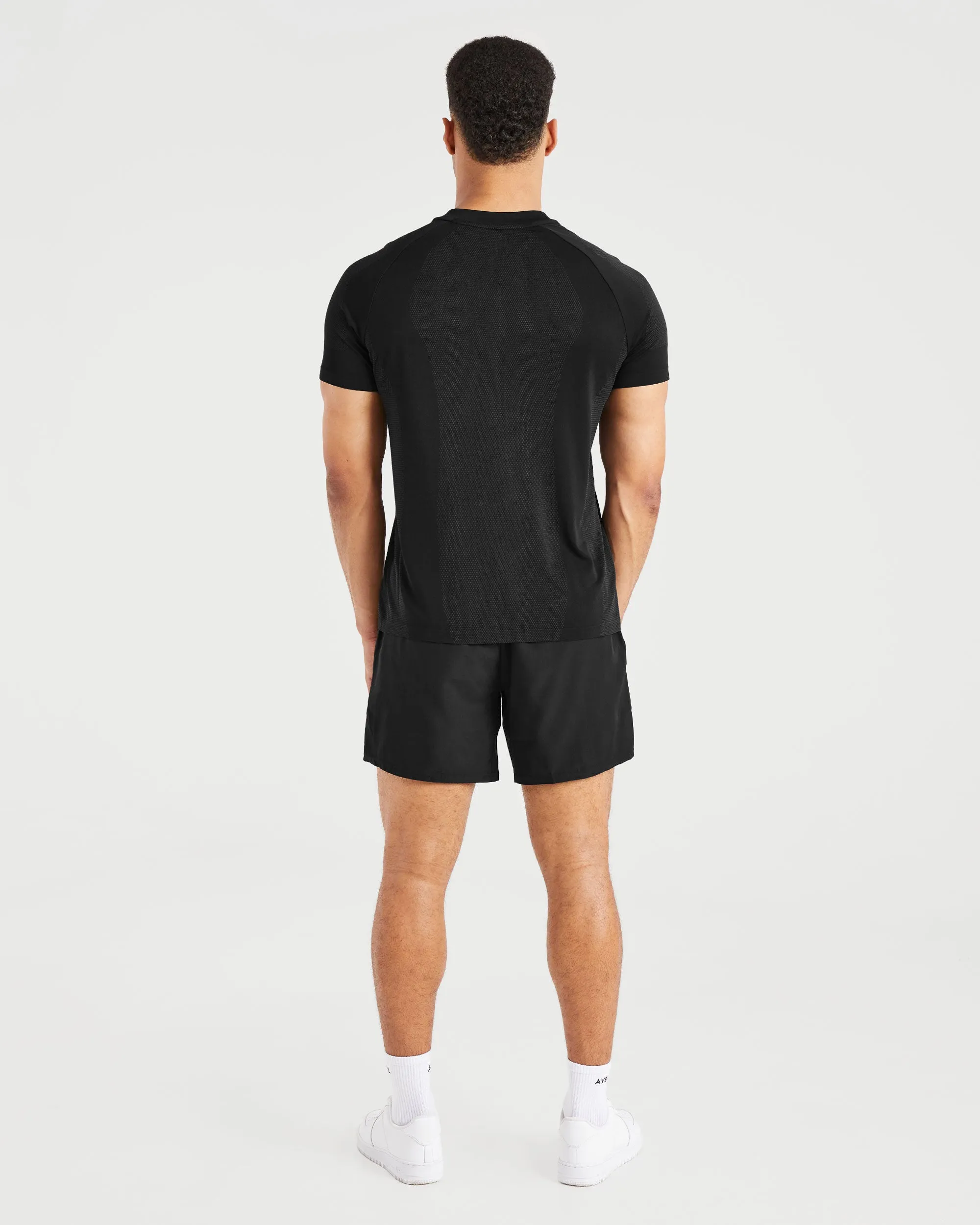Attain Seamless T Shirt - Black sold by AYBL product image thumbnail 4