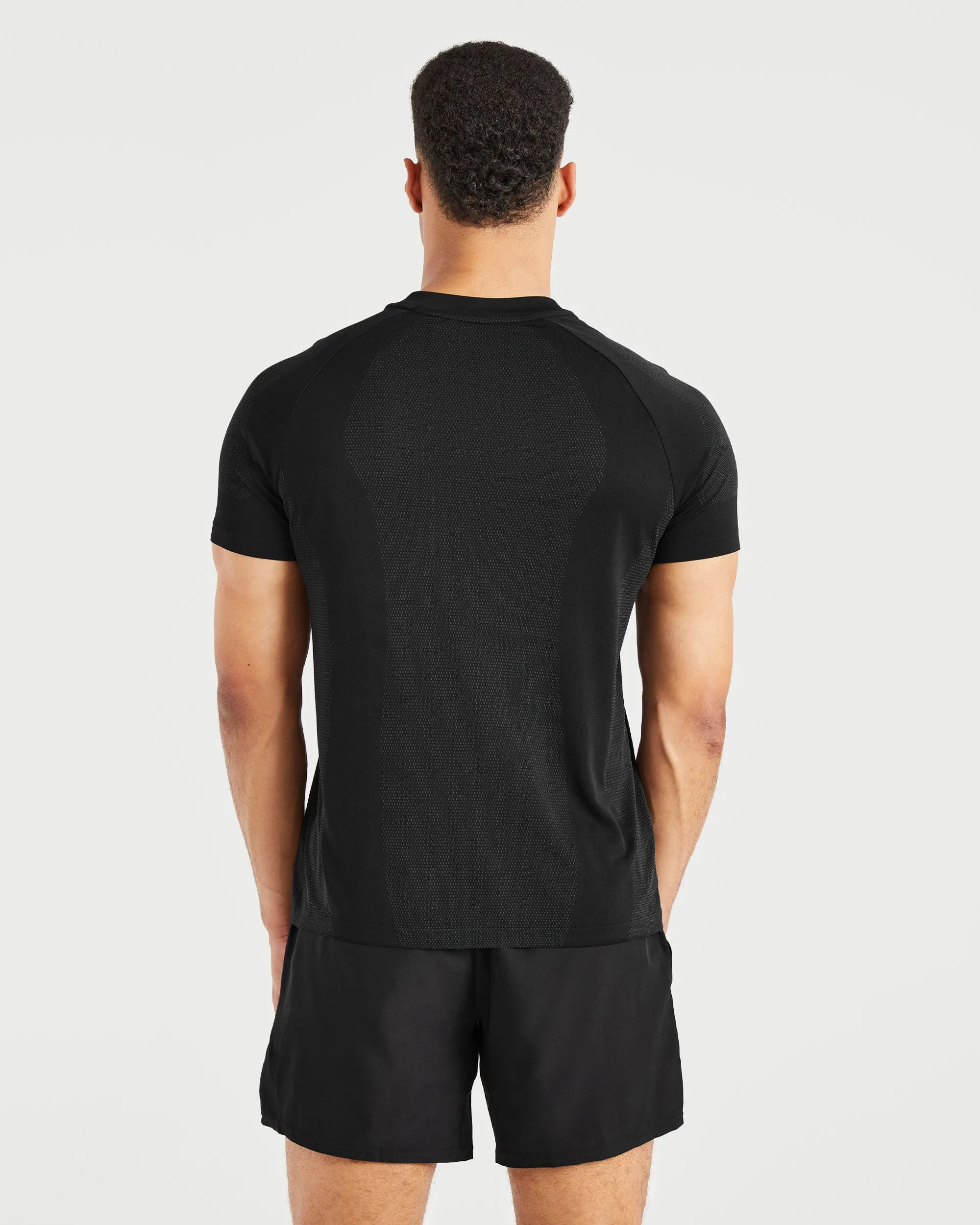 Attain Seamless T Shirt - Black sold by AYBL product image thumbnail 2