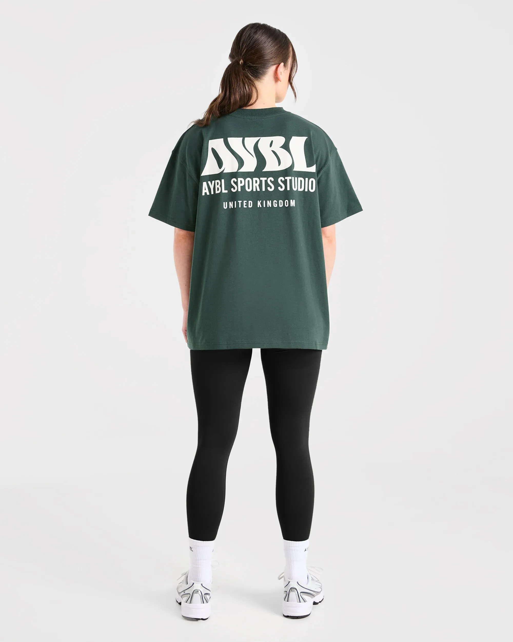 AYBL Sports Studio Oversized T Shirt - Forest Green sold by AYBL product image thumbnail 4