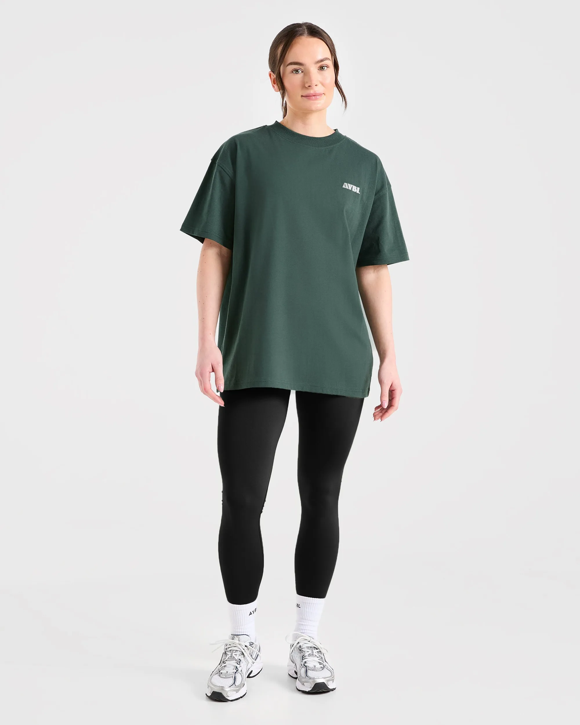 AYBL Sports Studio Oversized T Shirt - Forest Green sold by AYBL product image thumbnail 3