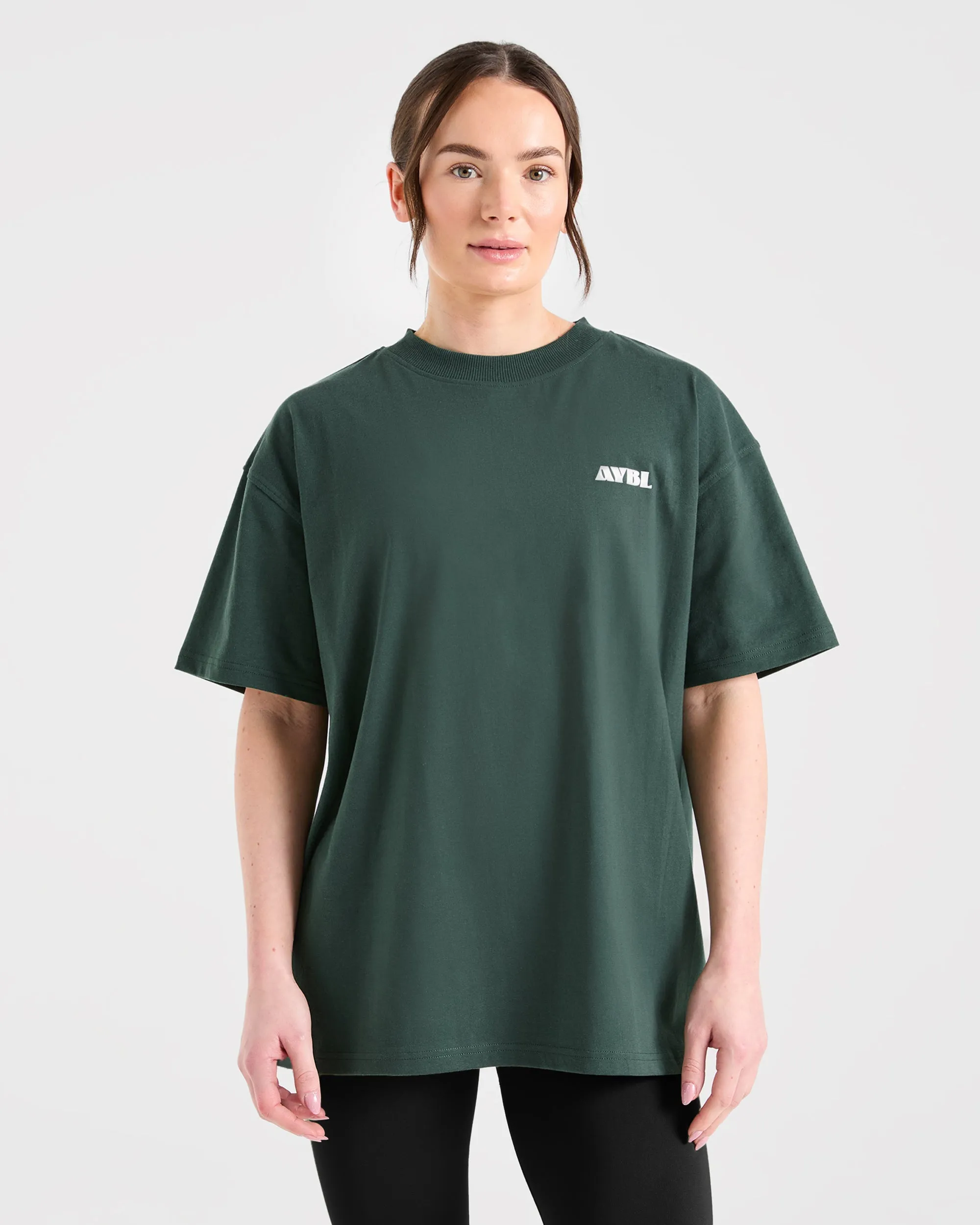 AYBL Sports Studio Oversized T Shirt - Forest Green sold by AYBL product image thumbnail 2