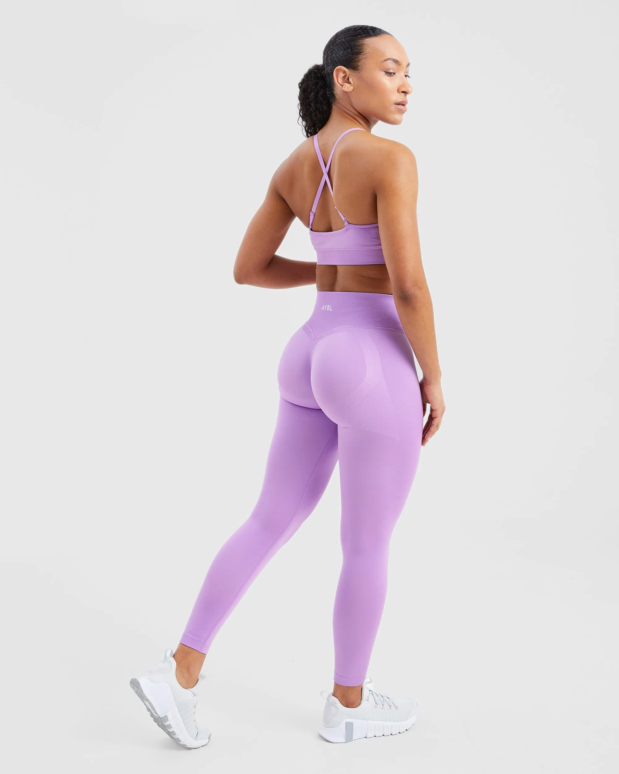 Adapt Seamless Leggings - Spring Lilac sold by AYBL product image thumbnail 4