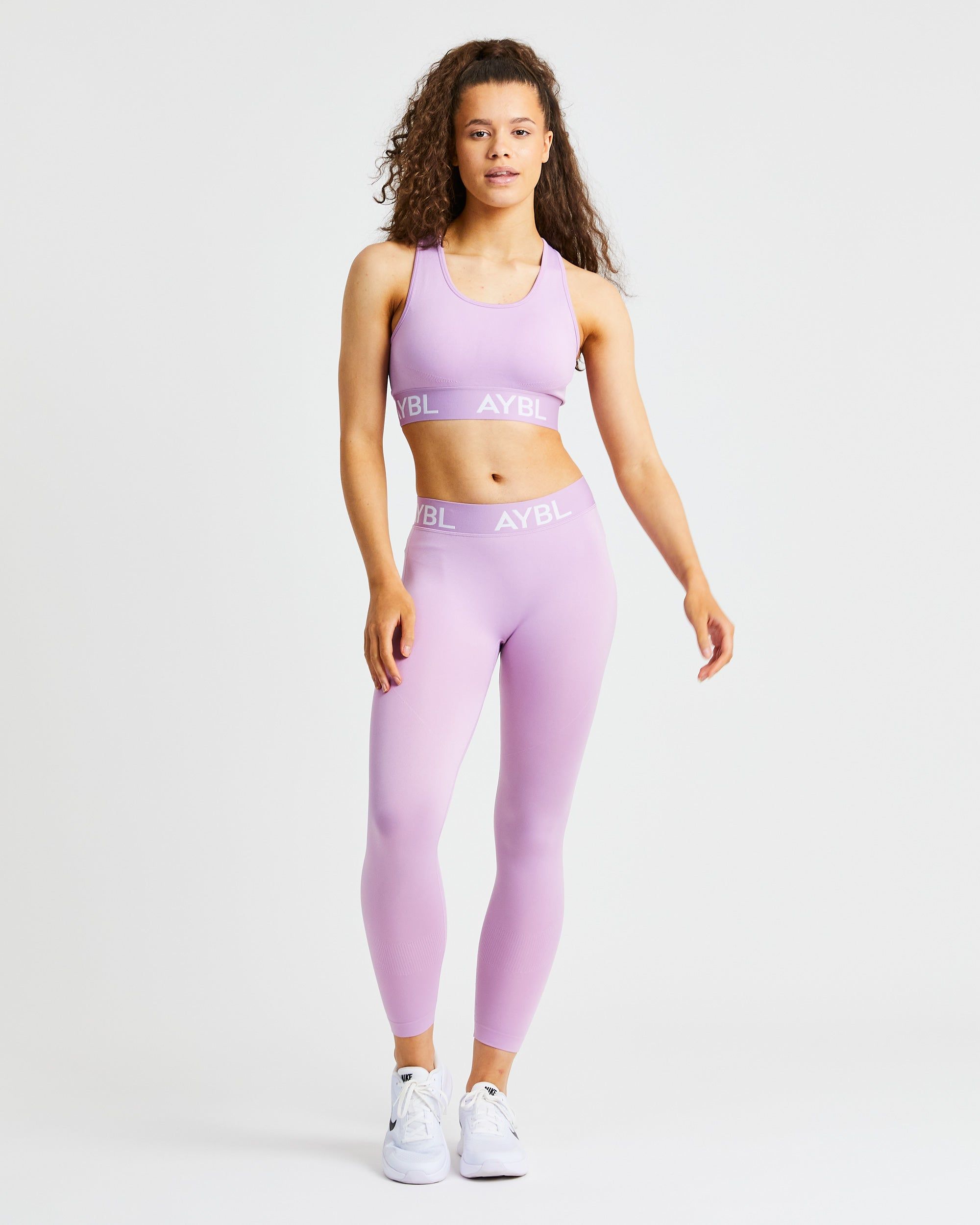 Staple Seamless Sports Bra - Pink sold by AYBL product image thumbnail 3