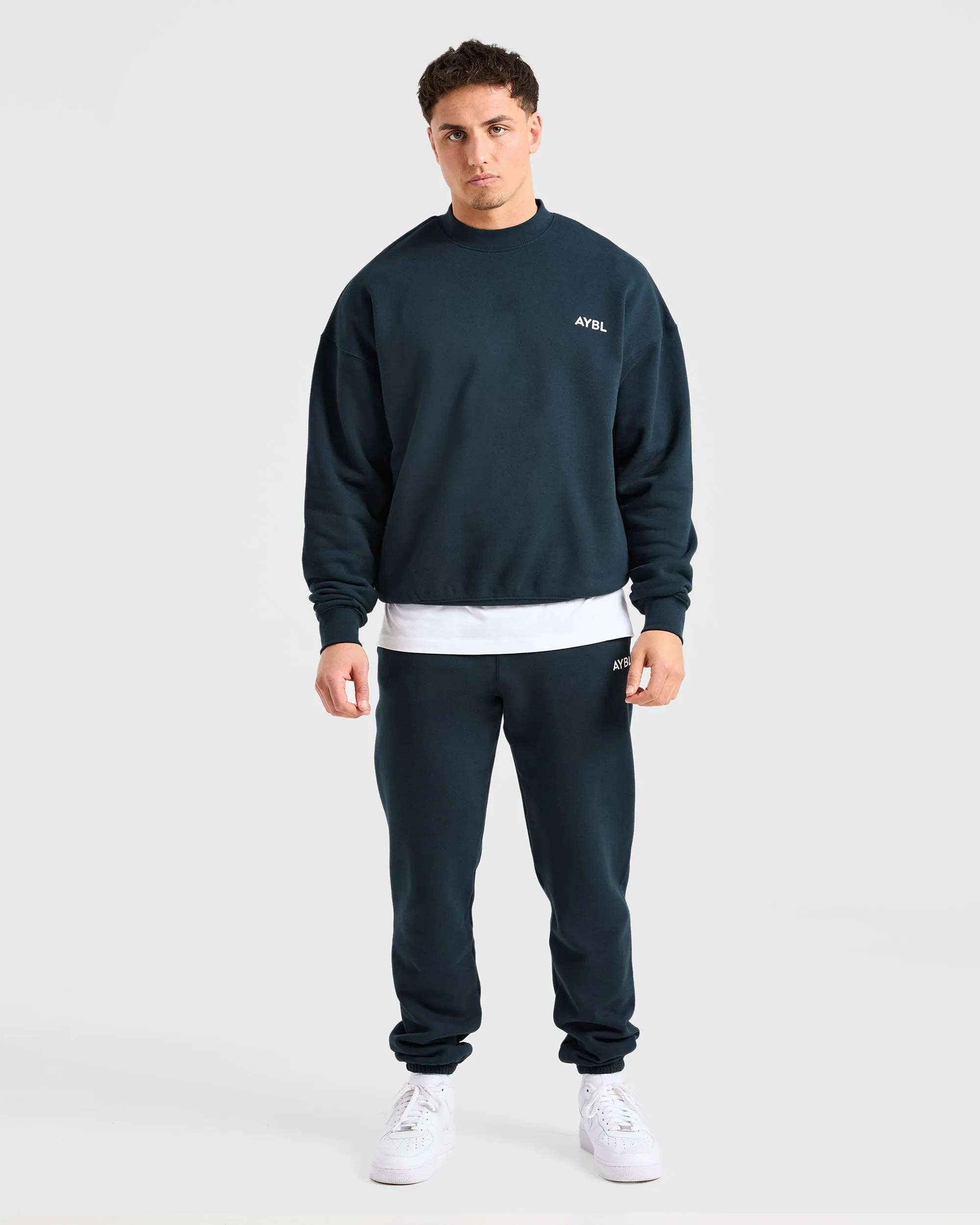 Essential Oversized Joggers - Navy sold by AYBL product image thumbnail 3