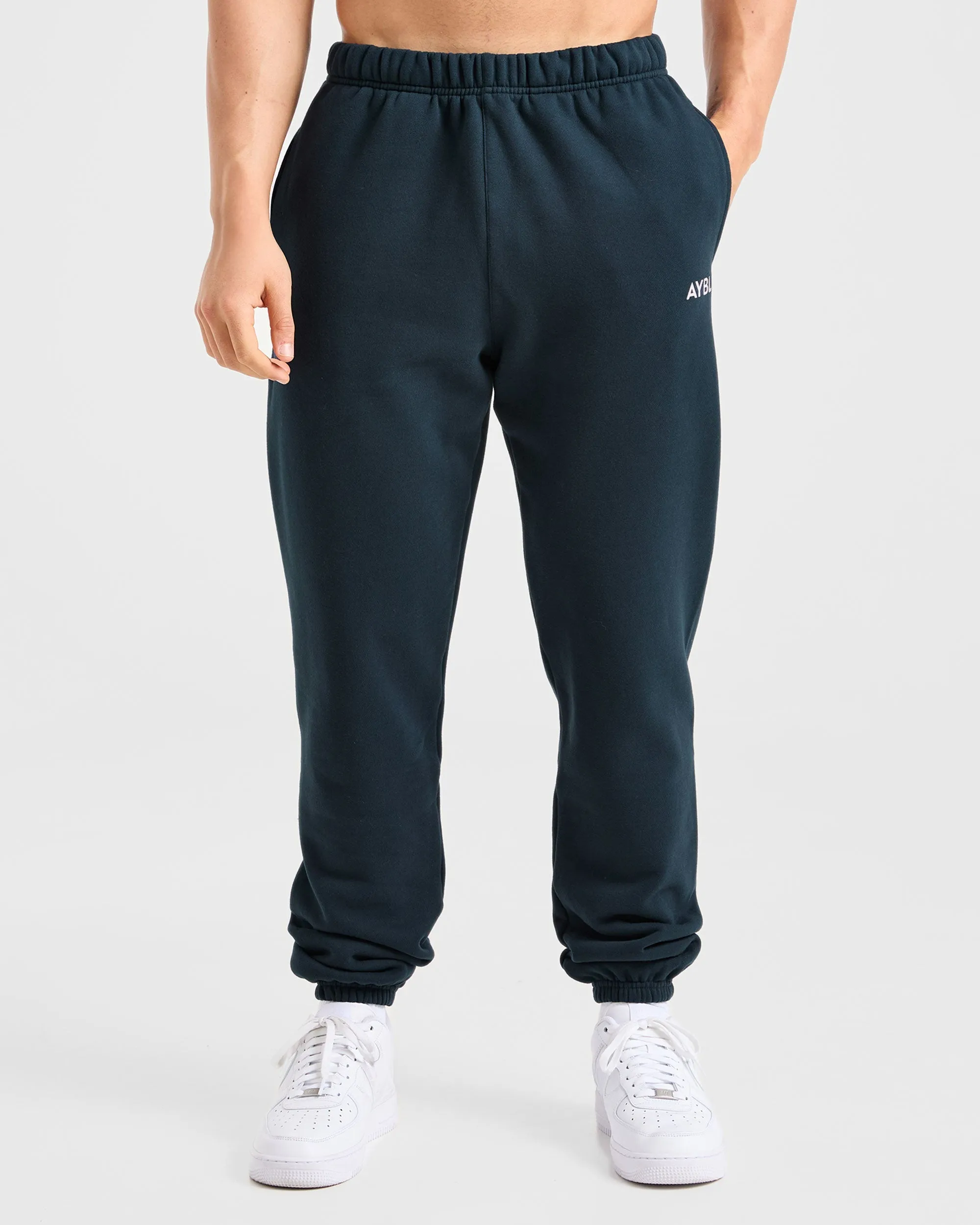 Essential Oversized Joggers - Navy sold by AYBL