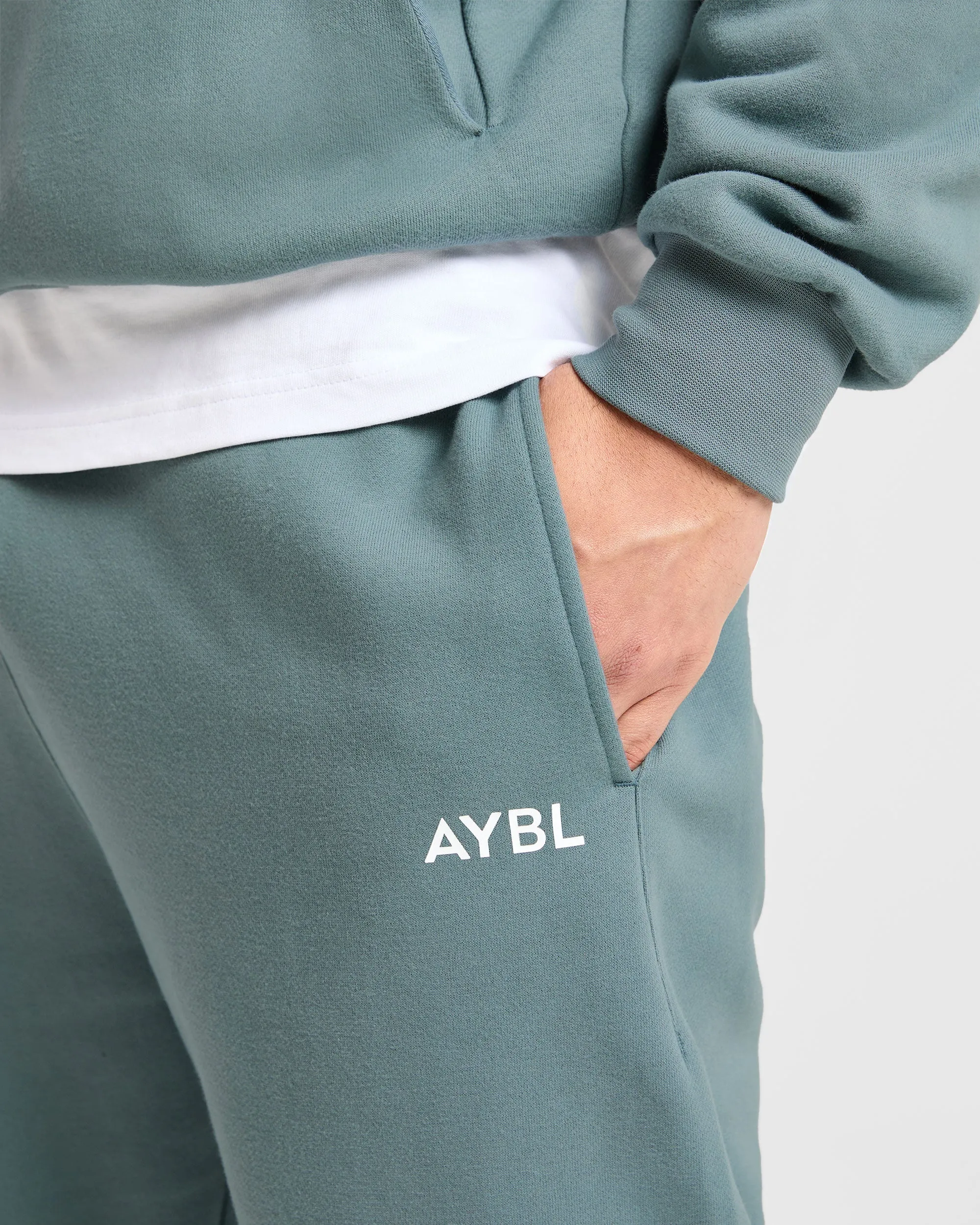 Essential Oversized Joggers - Dusty Blue sold by AYBL product image thumbnail 5