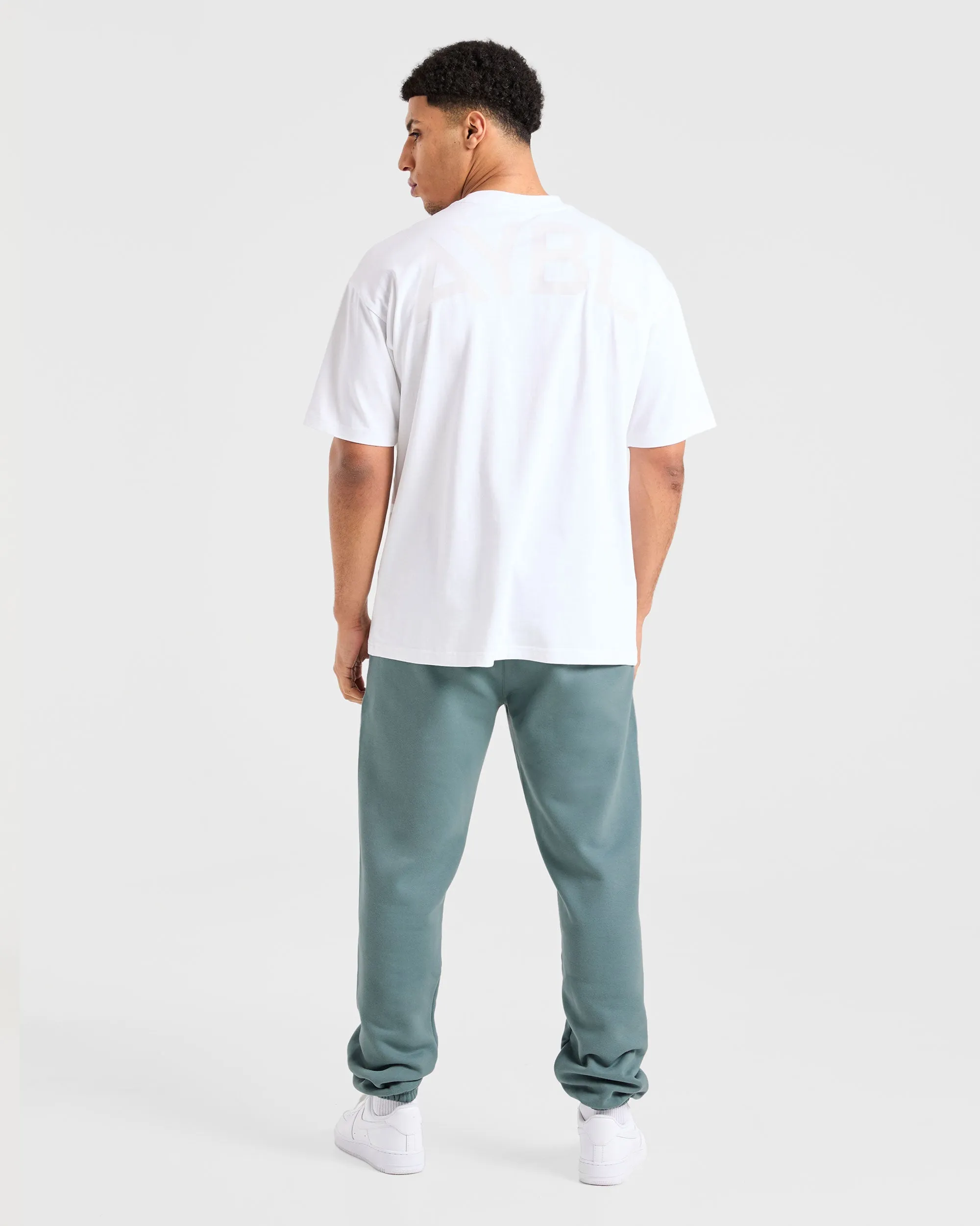 Essential Oversized Joggers - Dusty Blue sold by AYBL product image thumbnail 4
