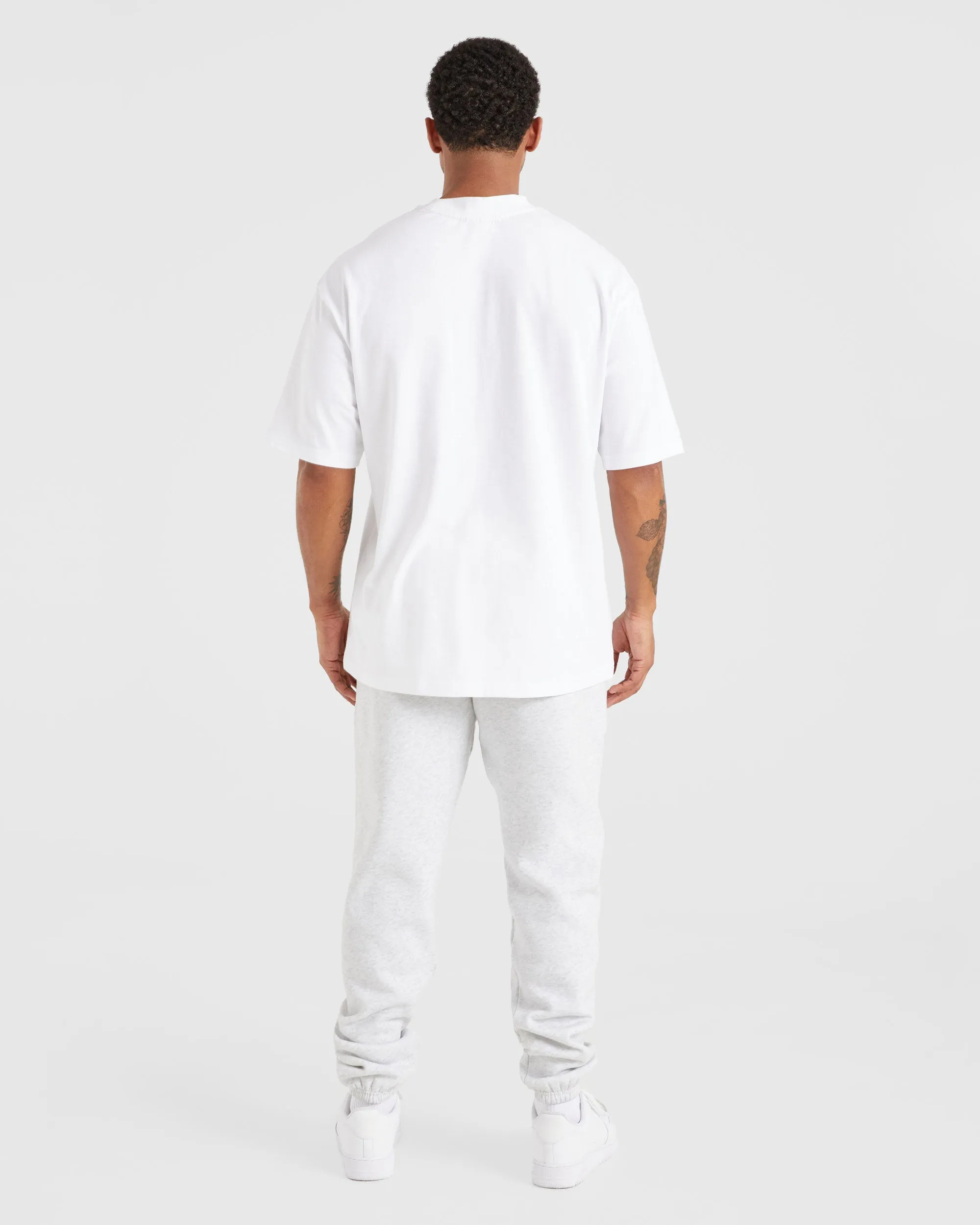 Essential Oversized Joggers - Grey Marl sold by AYBL product image thumbnail 4