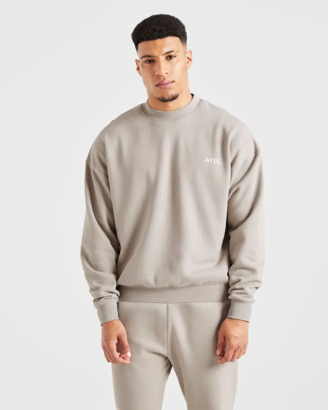 Essential Oversized Sweater - Stone sold by AYBL
