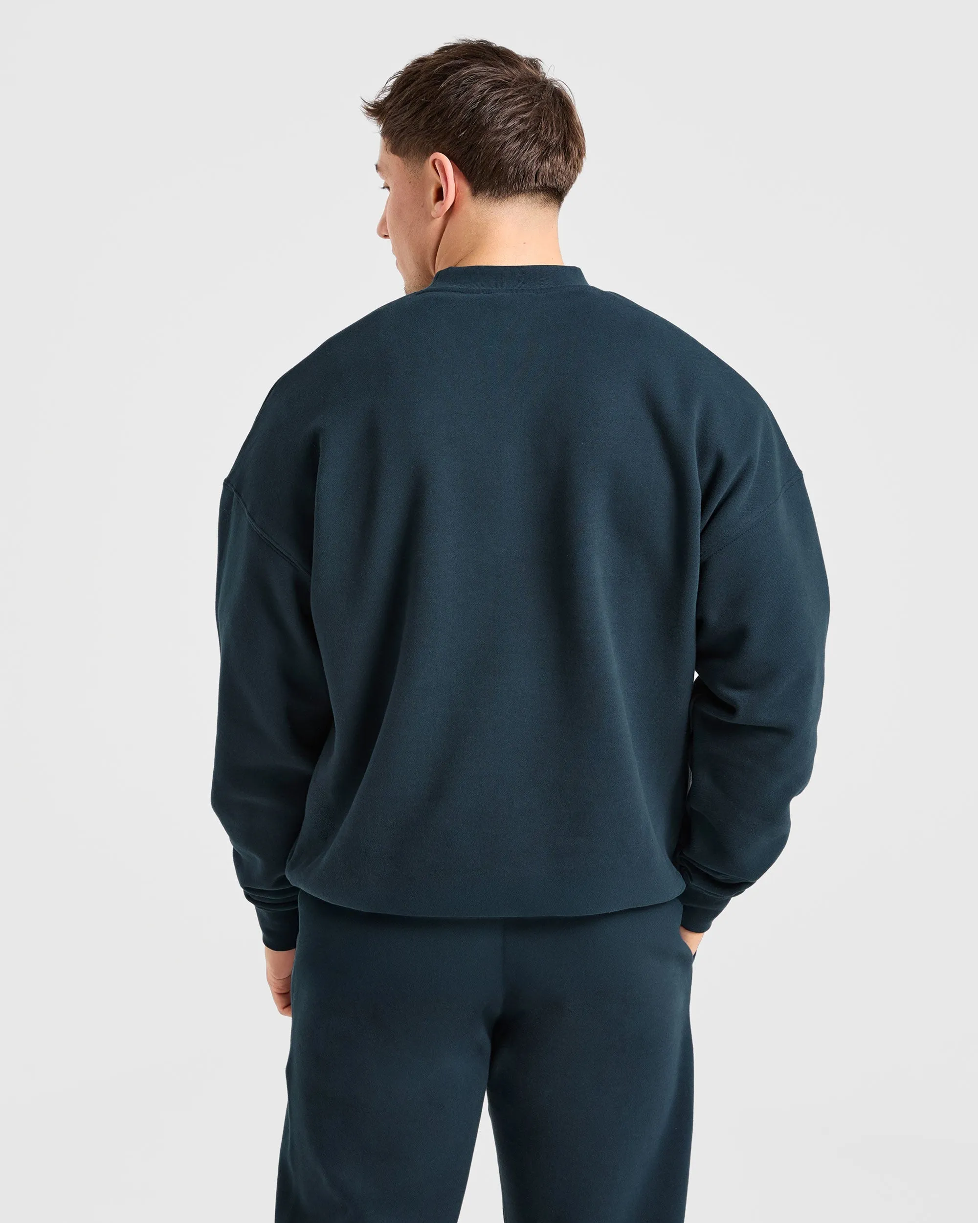 Essential Oversized Sweater - Navy sold by AYBL product image thumbnail 2