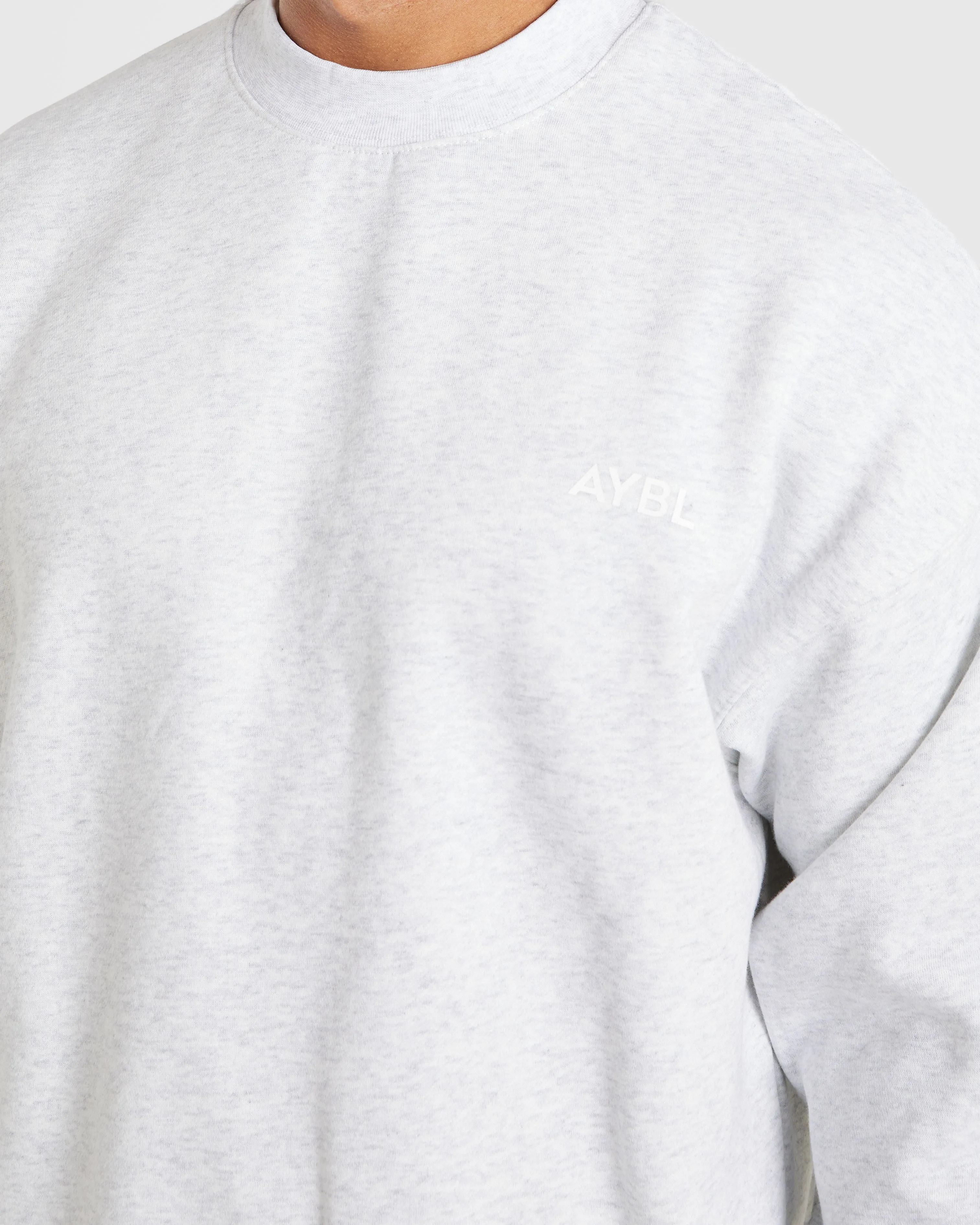 Essential Oversized Sweater - Grey Marl sold by AYBL product image thumbnail 5