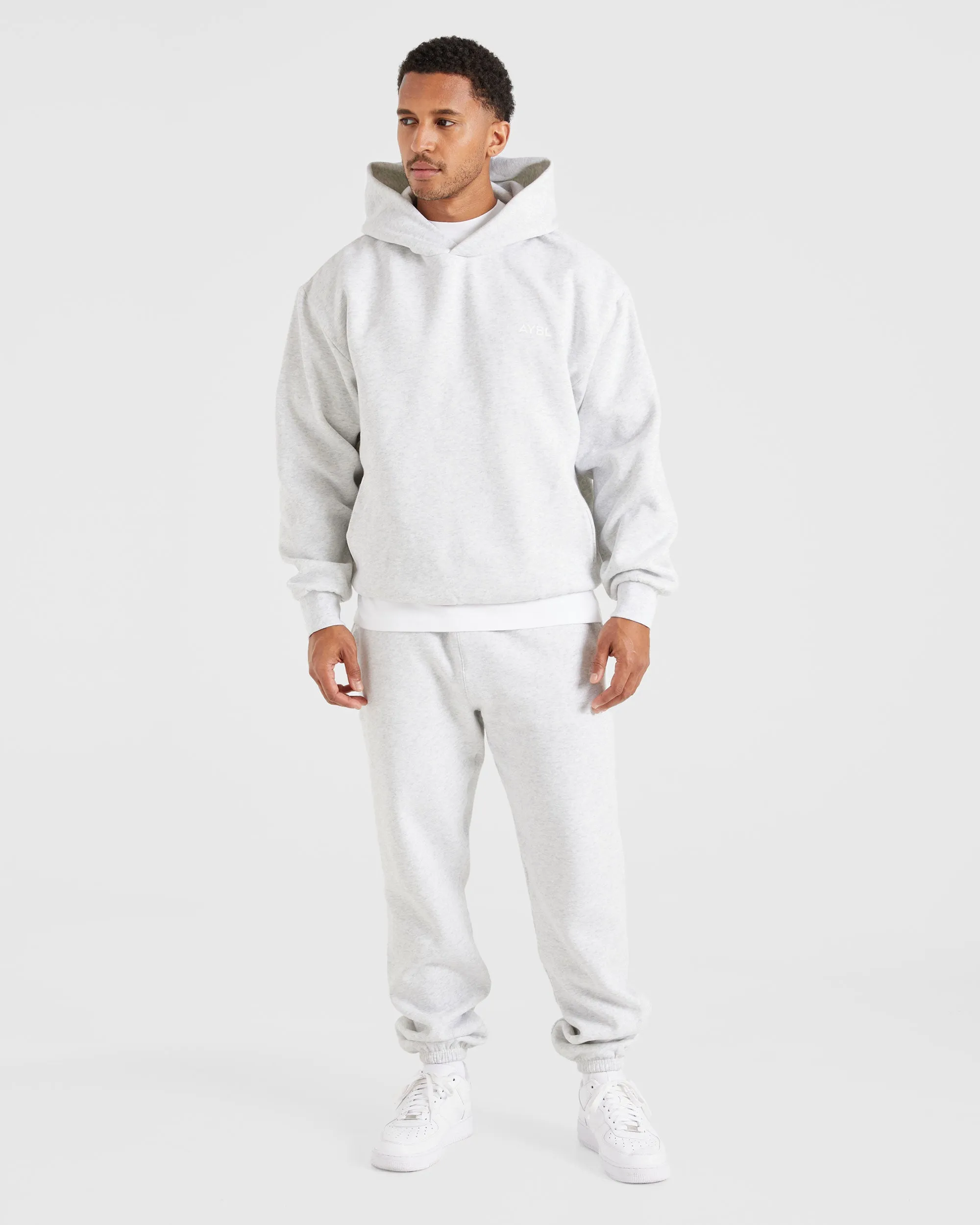 Essential Oversized Hoodie - Grey Marl sold by AYBL product image thumbnail 3