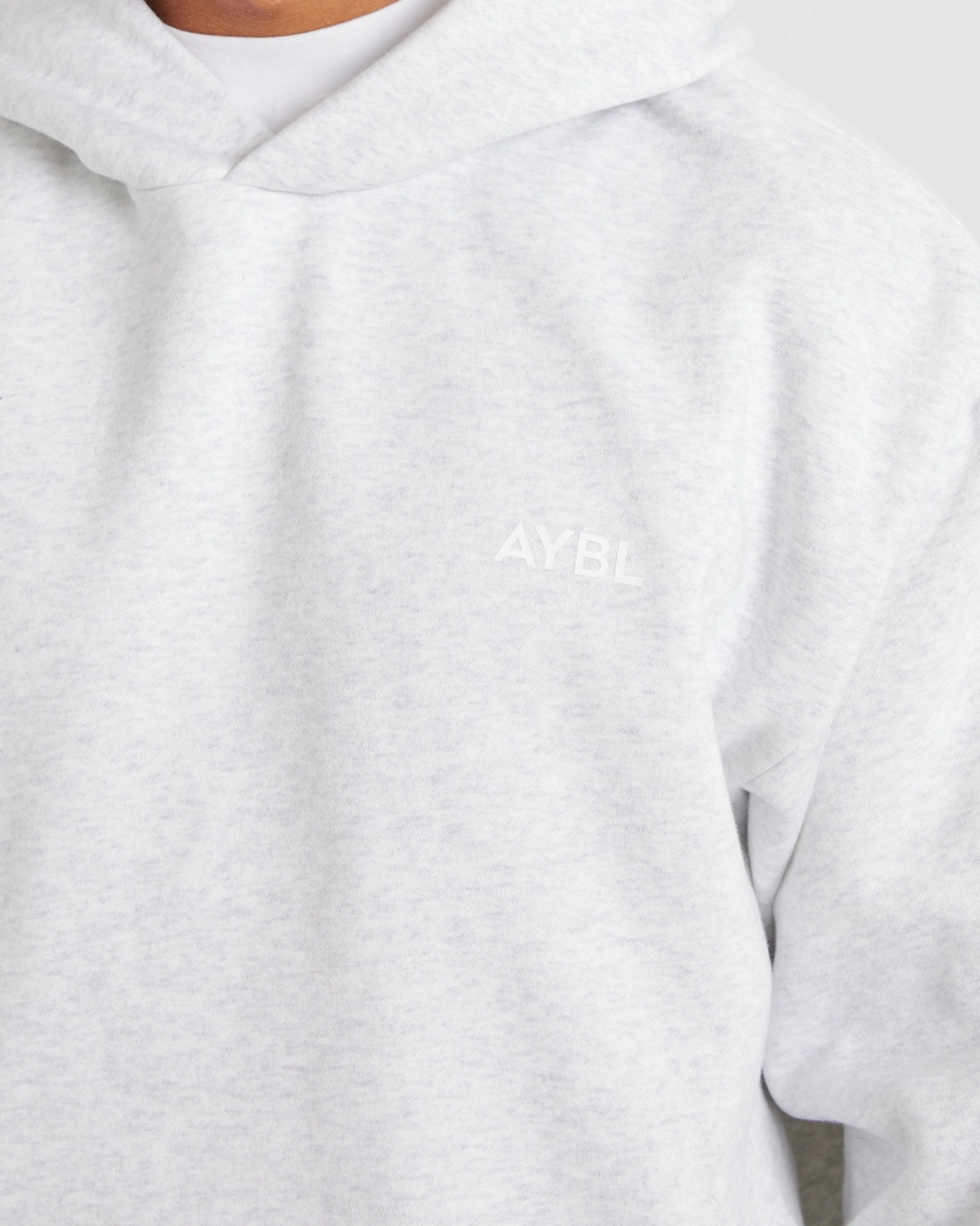Essential Oversized Hoodie - Grey Marl sold by AYBL product image thumbnail 5