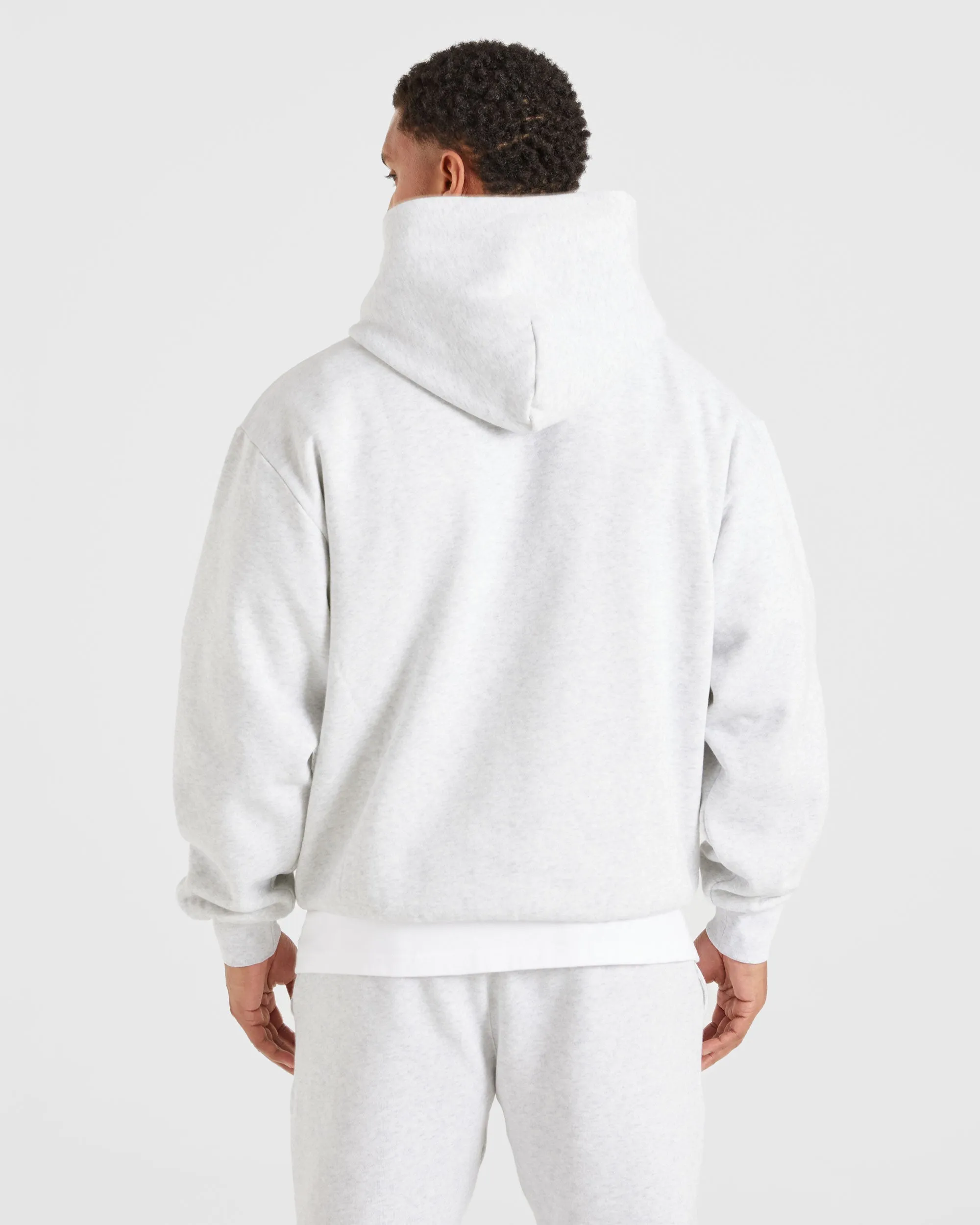 Essential Oversized Hoodie - Grey Marl sold by AYBL product image thumbnail 2