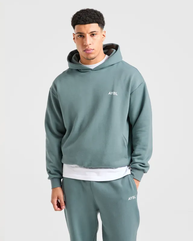 Essential Oversized Hoodie - Dusty Blue sold by AYBL