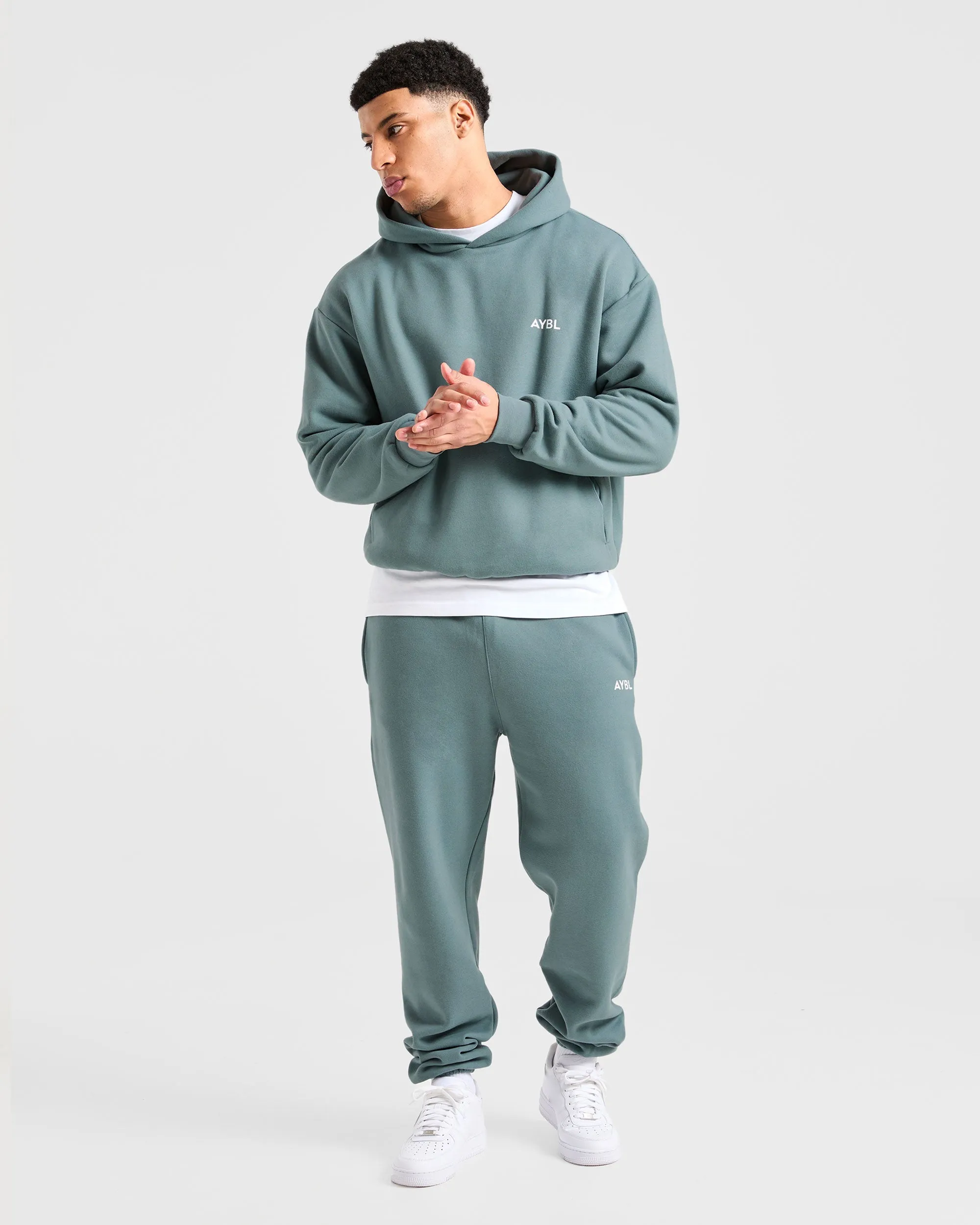 Essential Oversized Hoodie - Dusty Blue sold by AYBL product image thumbnail 3