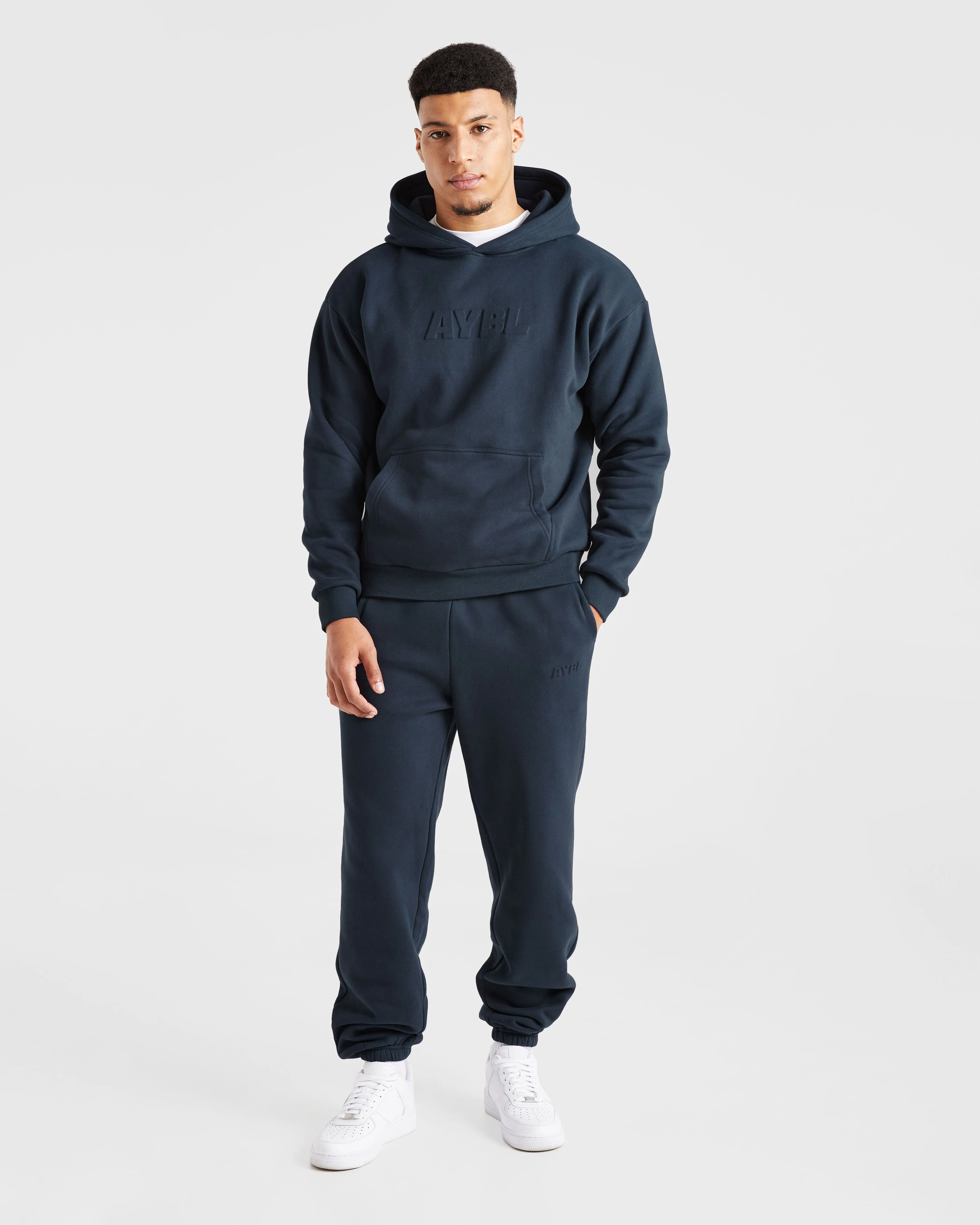 Etched Hoodie - Navy sold by AYBL product image thumbnail 3